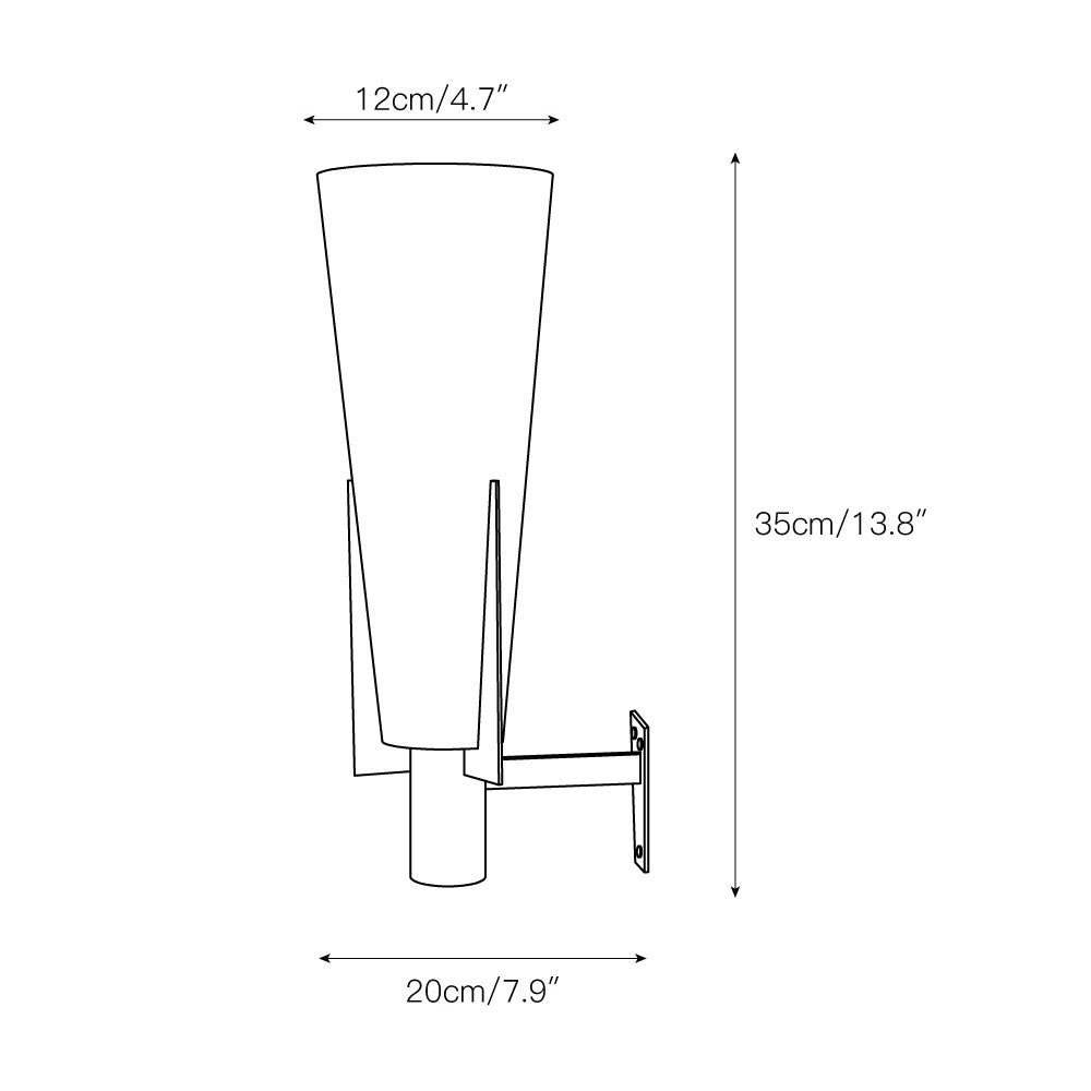 Vatalel Modern Nordic Minimalist Glass Wall Lamp - Lamp Copper