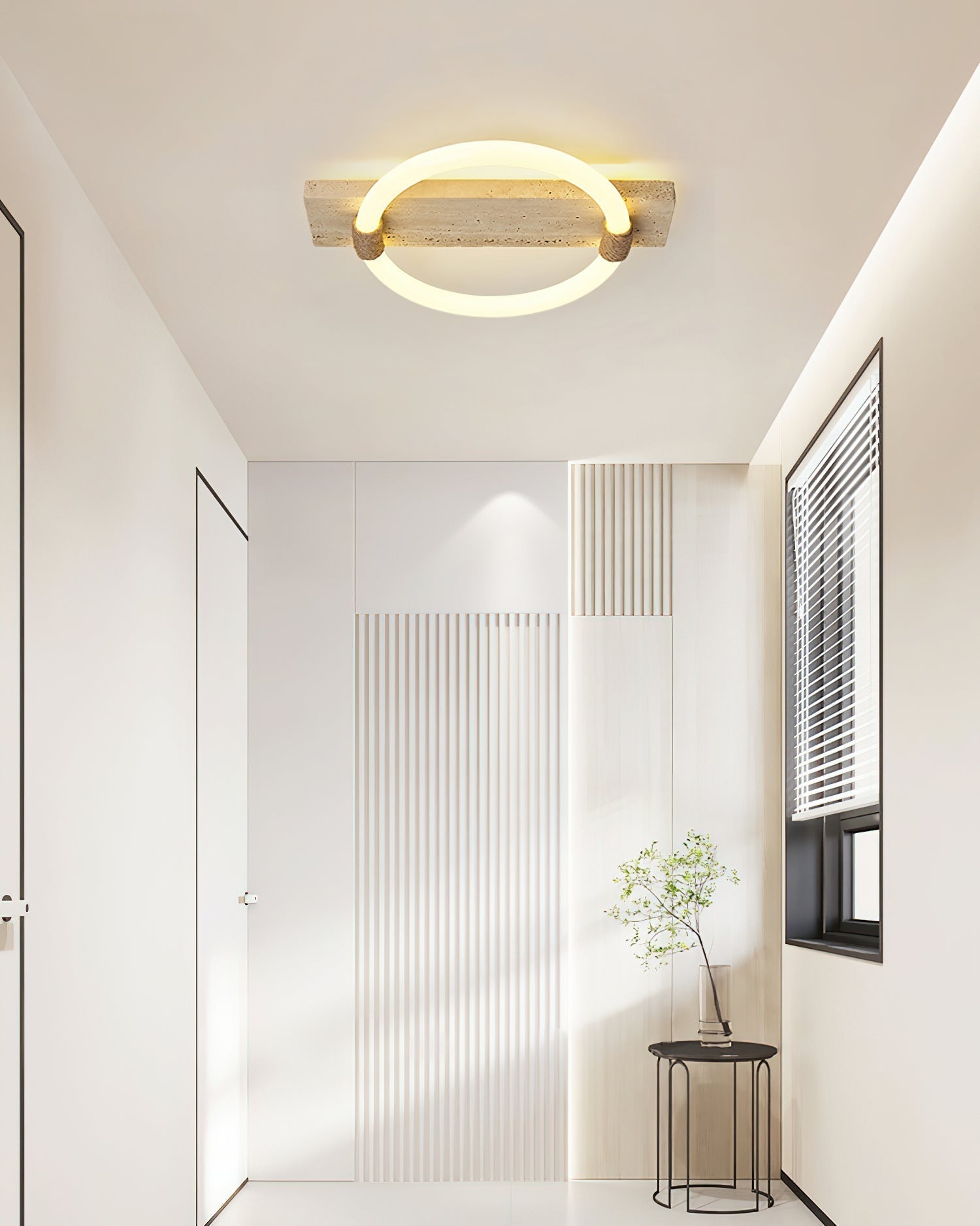 Elmaryra Applique Murale en Travertin Anneau - Neutralighting