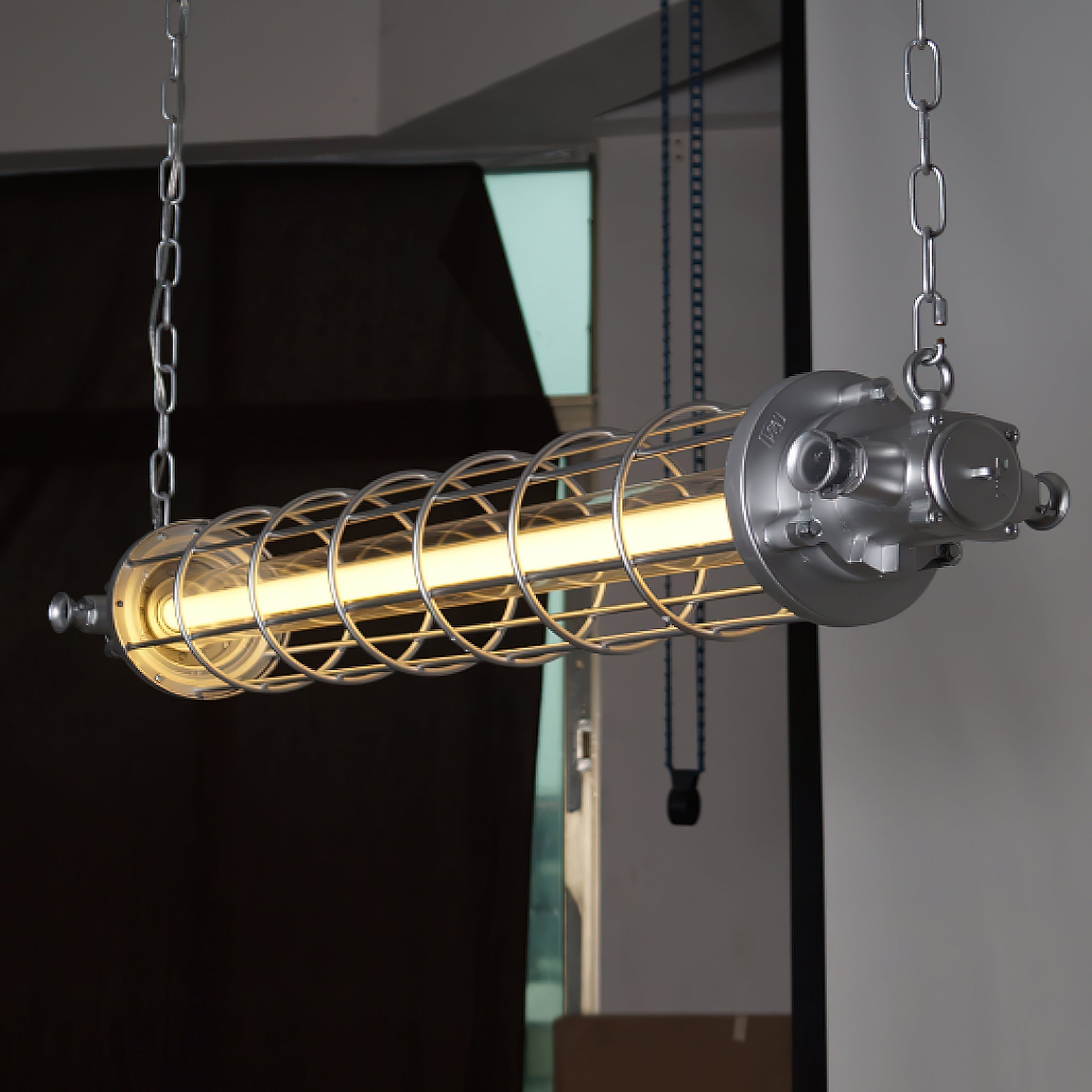 Ephael Modern Vintage Minimalist Tube Metal Pendant Lamp - Lamp Copper