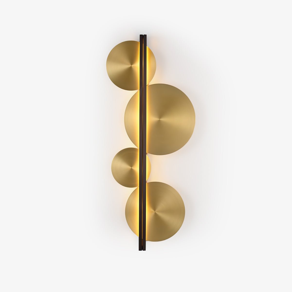 Lustra Applique Murale Dorée Circulaire Sculpturale - Neutralighting