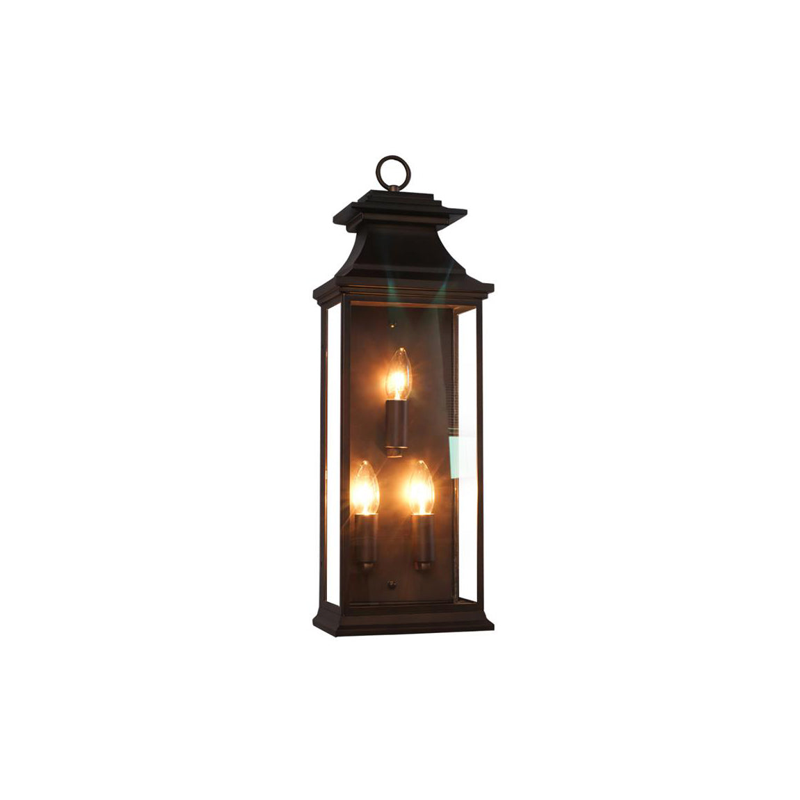 Esolarae Vintage Industrial Metal Glass Wall Lamp - Lamp Copper