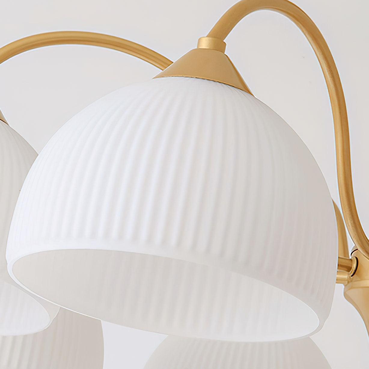 Lustra Chandelier Striped Glass Bowl - Neutralighting