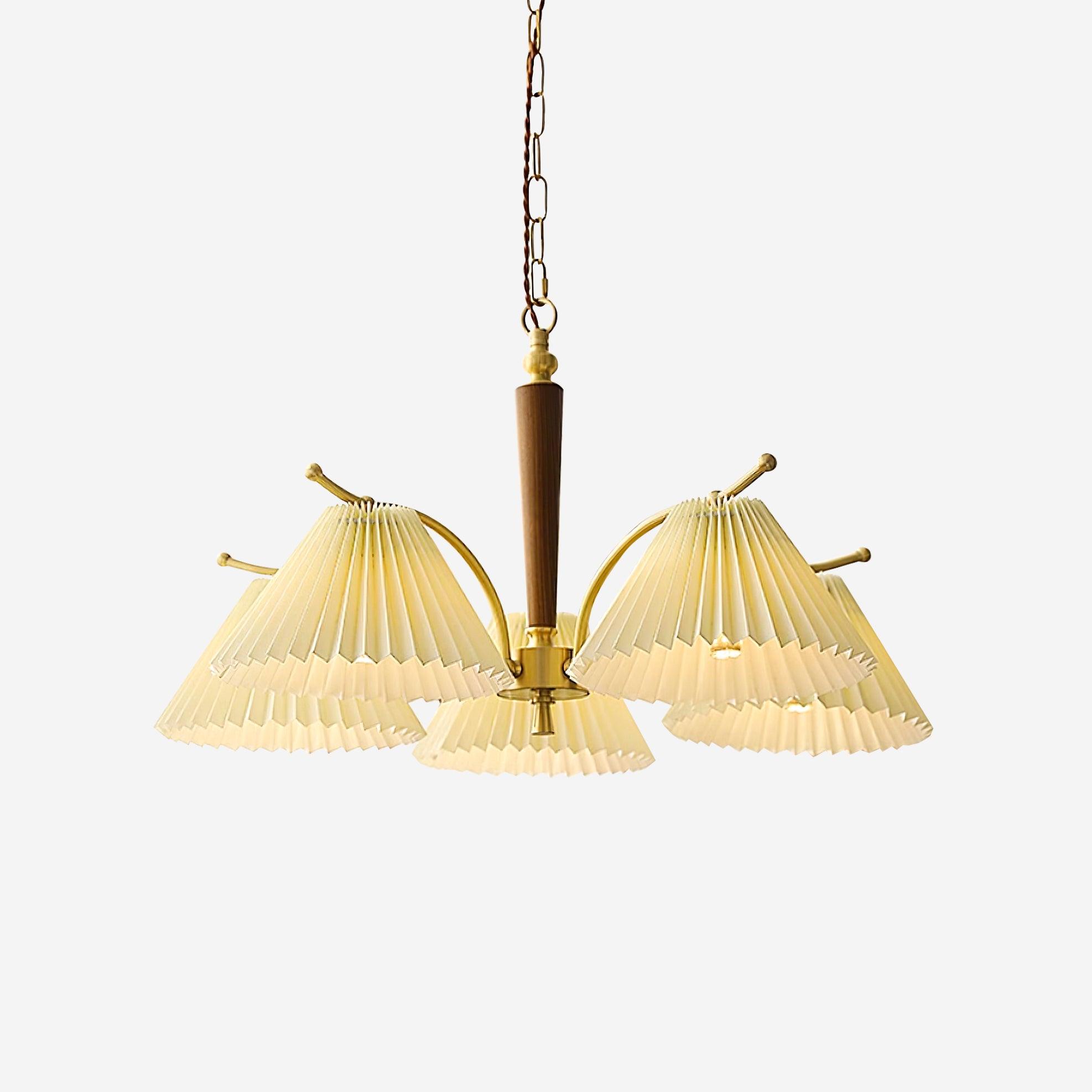 Nexus Lustre à Abat-Jours en Tissu Plissé - Neutralighting