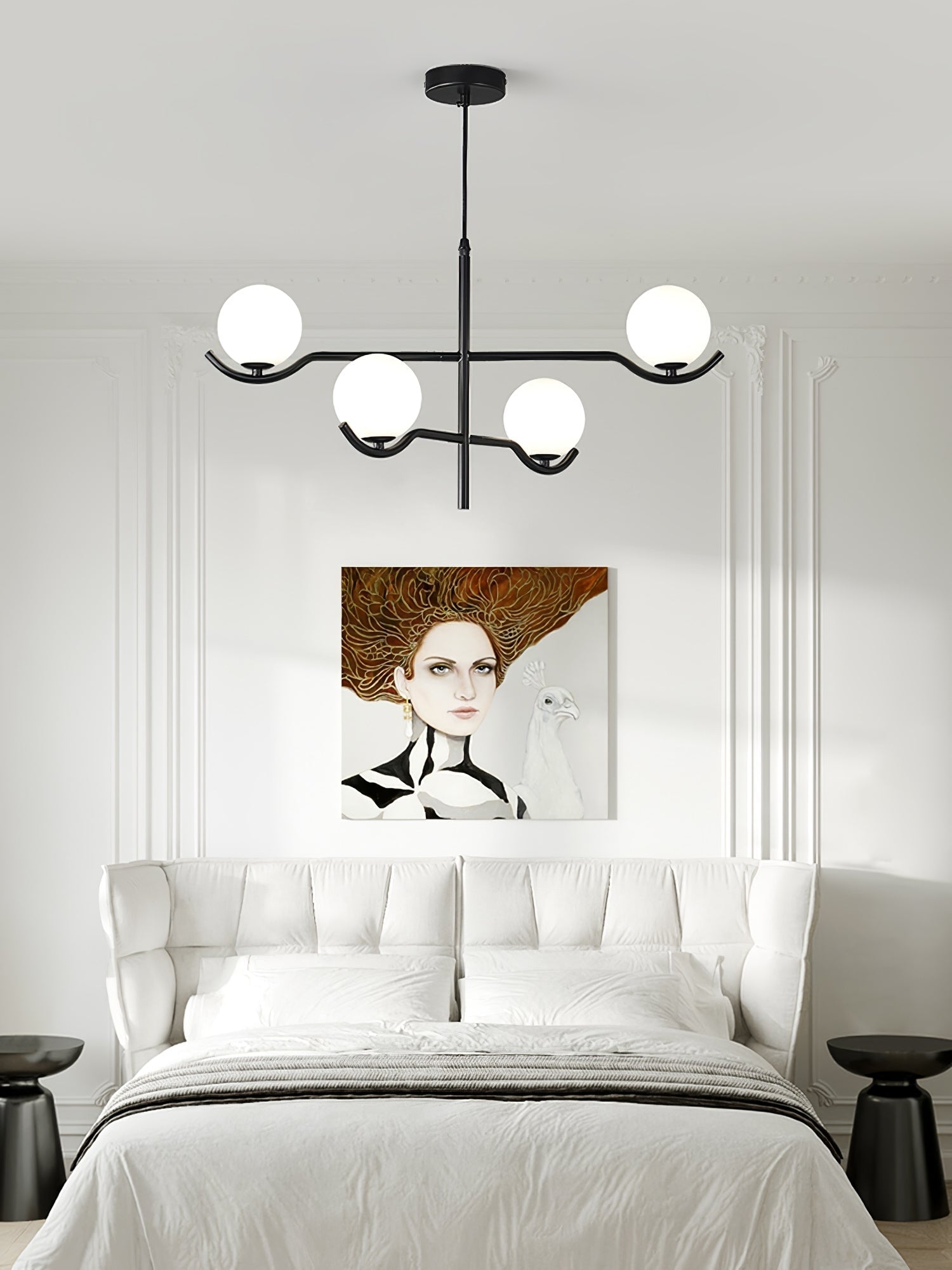 Fayno Lustre Globe Blanc - Neutralighting