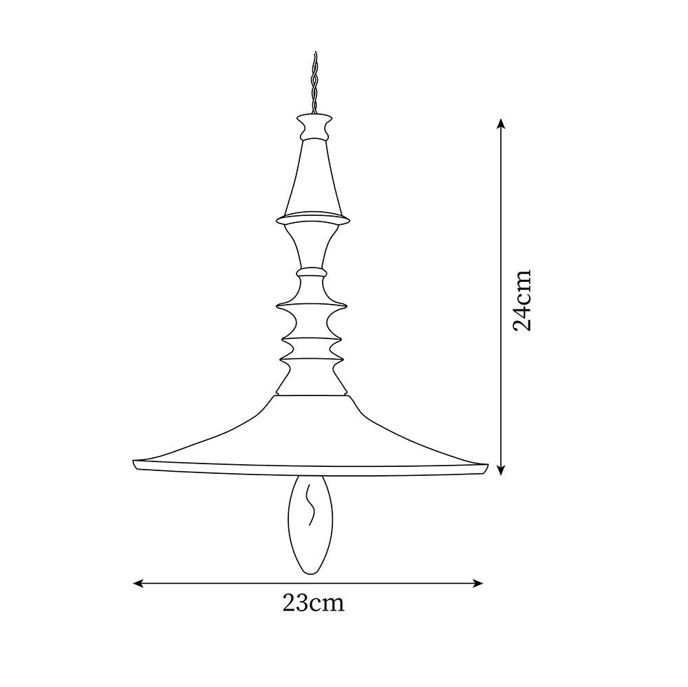 Pendant Lamp Wood Walnut Shade Modern Minimalist Cozy Warm - Letslighting