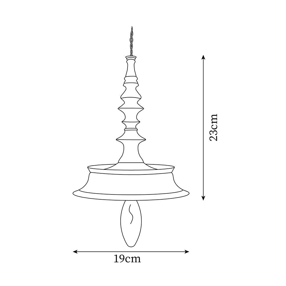 Pendant Lamp Wood Walnut Shade Modern Minimalist Cozy Warm - Letslighting
