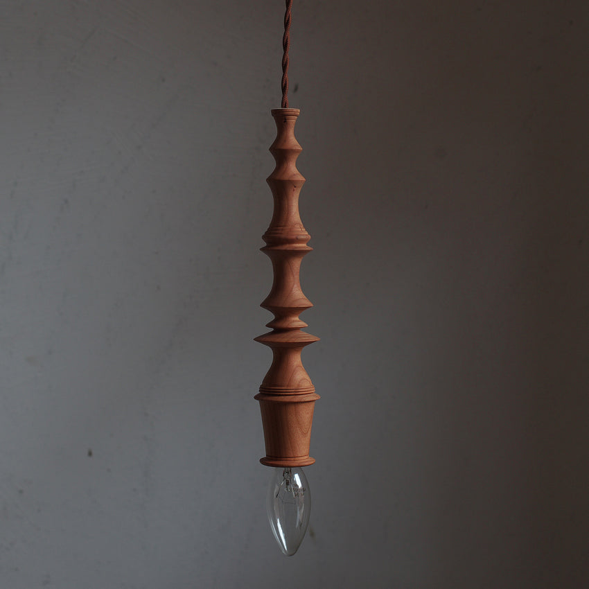 Iraeiel Vintage Minimalist Wooden Pendant Light - Lamp Copper