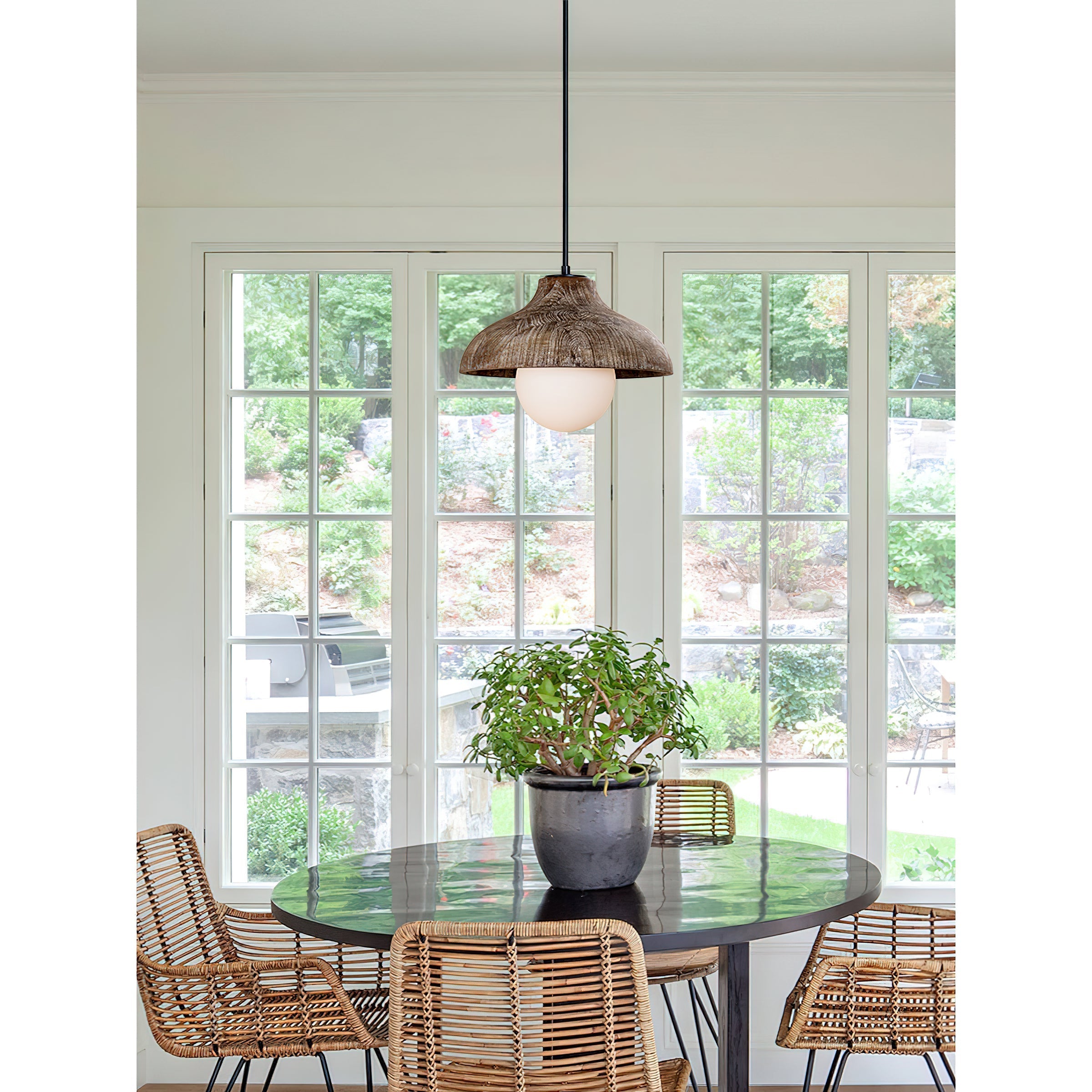 Culirir Modern Minimalist Resin Glass Pendant Lamp - Lamp Copper