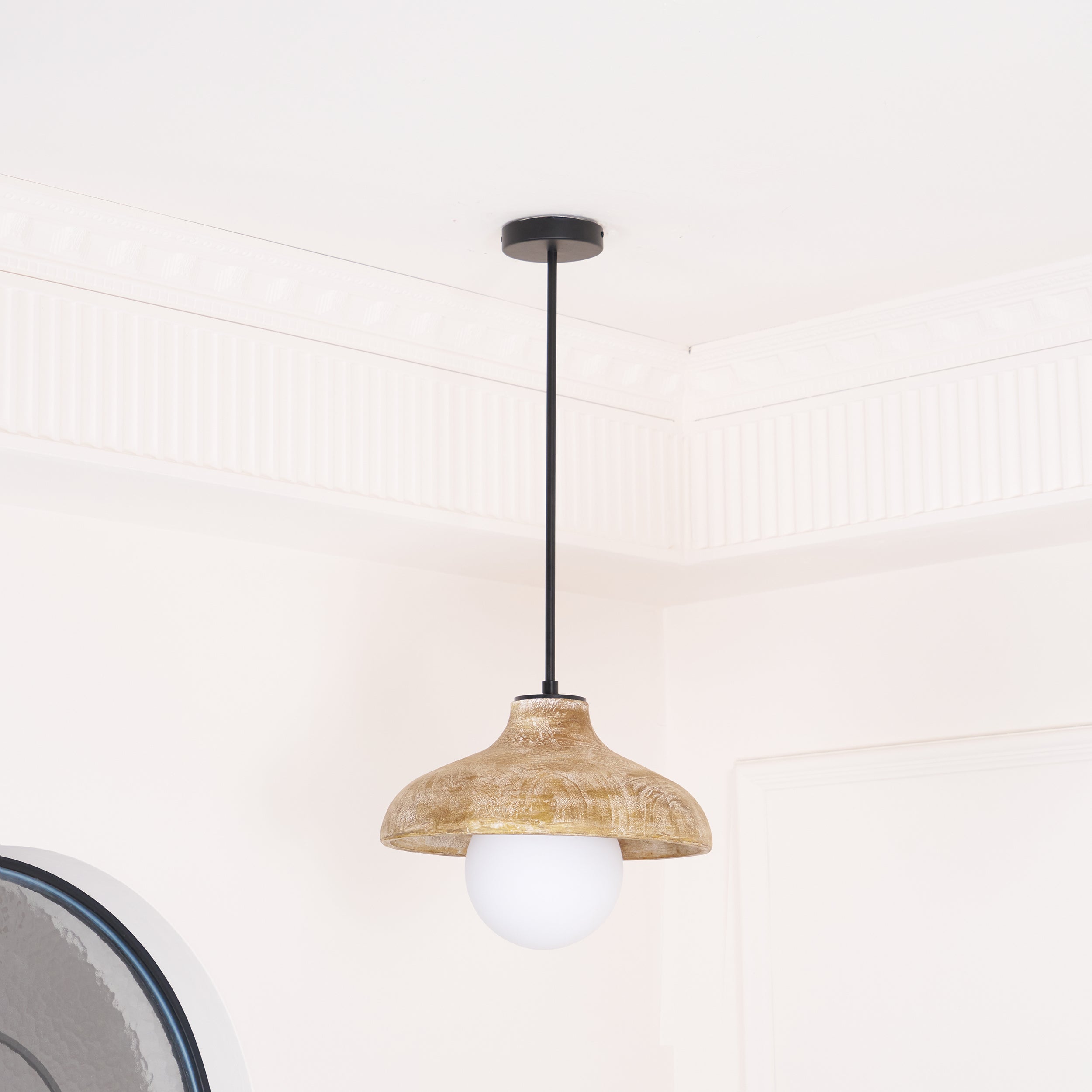 Culirir Modern Minimalist Resin Glass Pendant Lamp - Lamp Copper