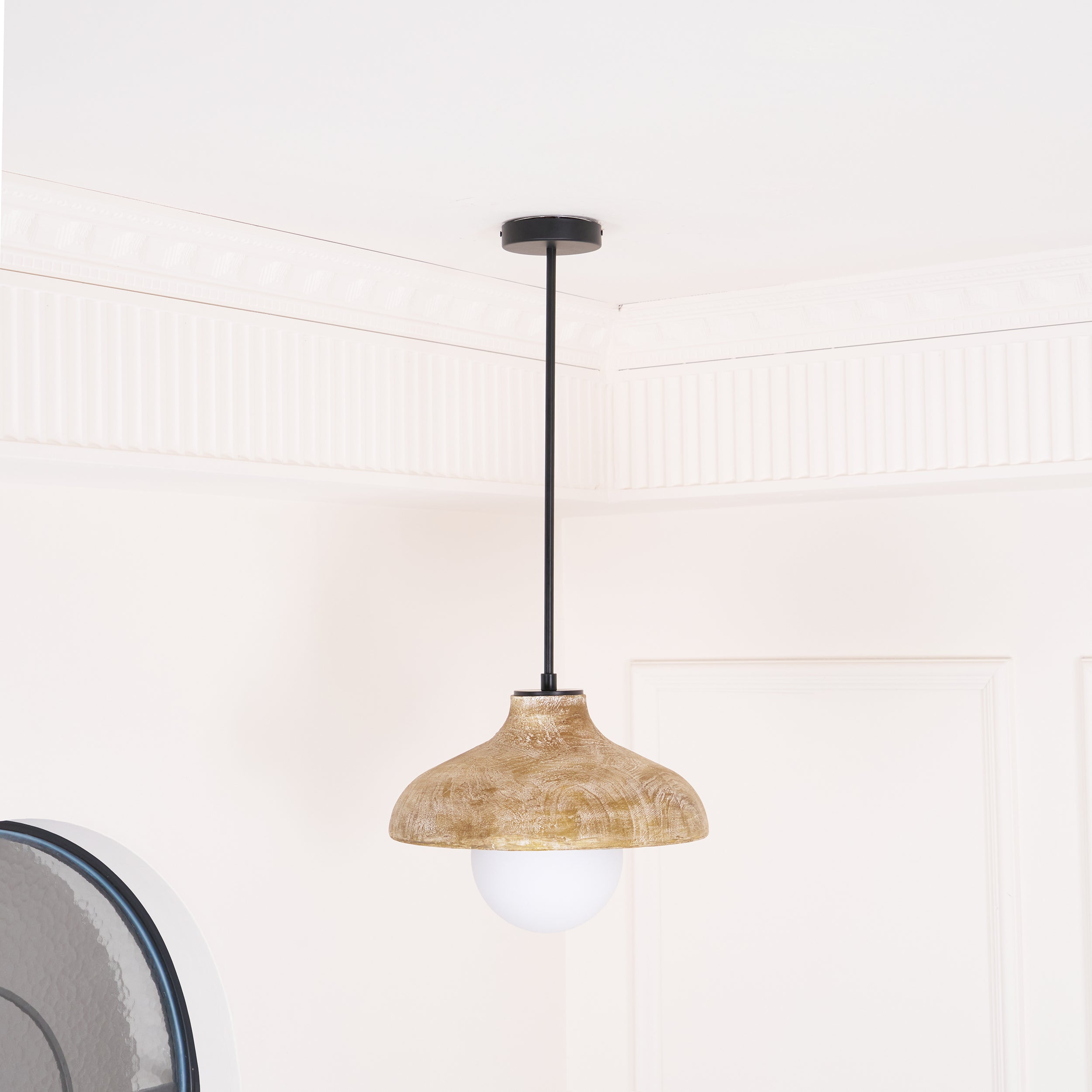 Culirir Modern Minimalist Resin Glass Pendant Lamp - Lamp Copper