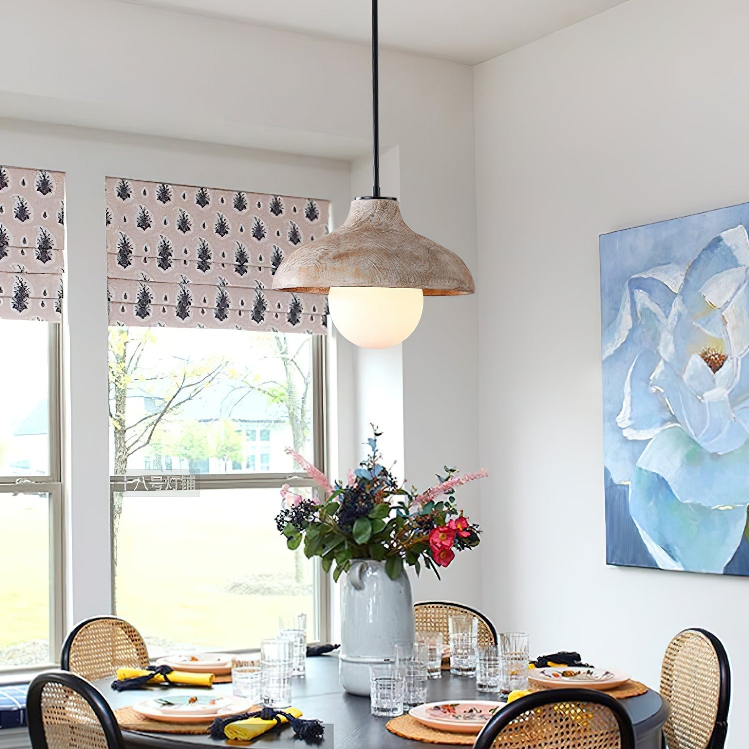 Culirir Modern Minimalist Resin Glass Pendant Lamp - Lamp Copper