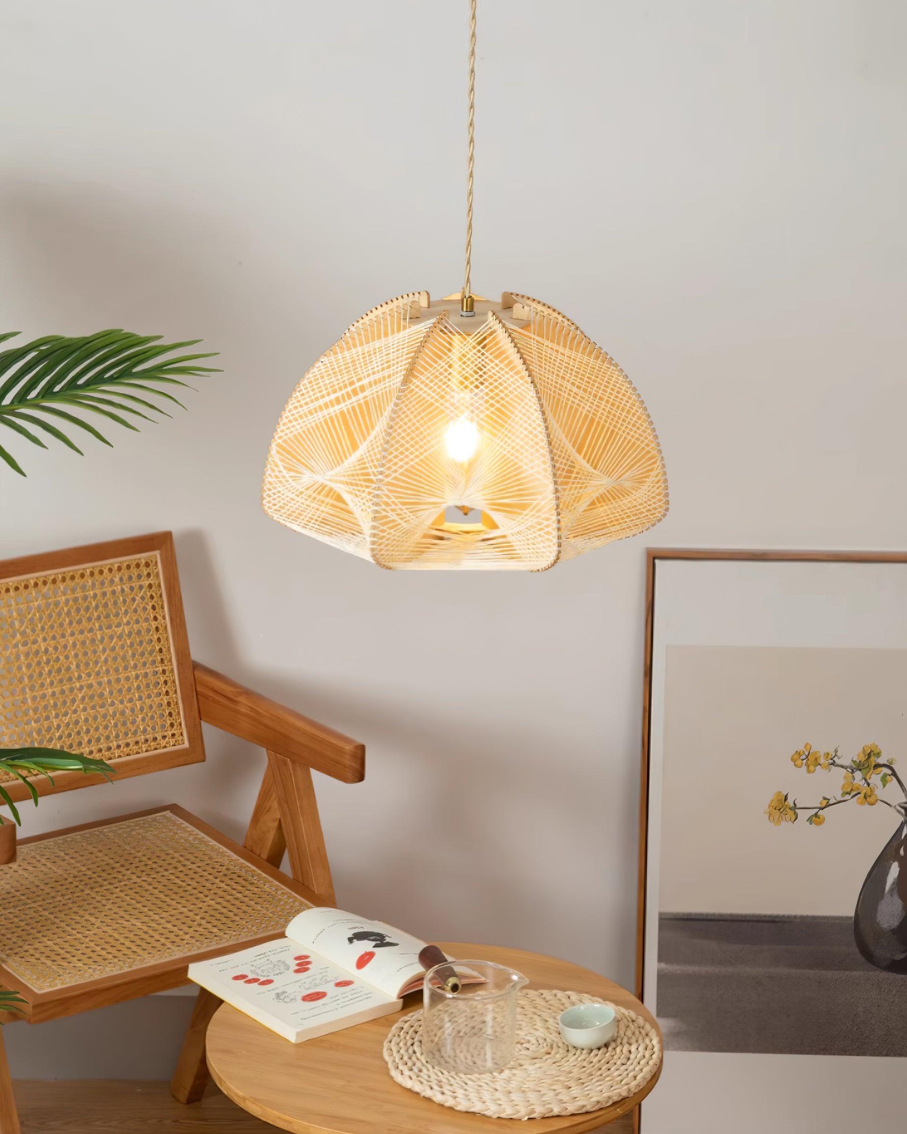 Surya Main Tressé Dôme Suspension - Neutralighting