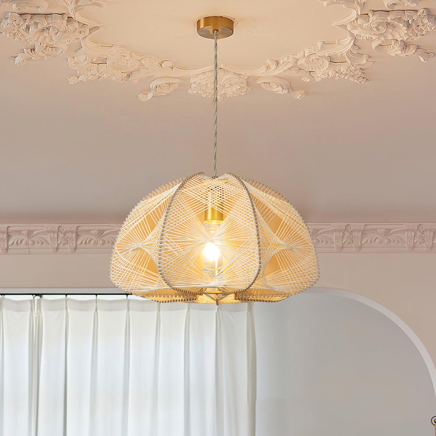 Surya Main Tressé Dôme Suspension - Neutralighting