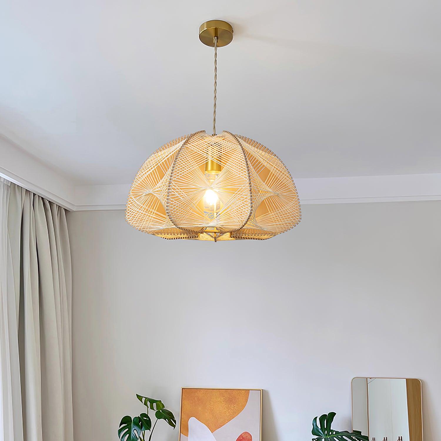 Surya Main Tressé Dôme Suspension - Neutralighting