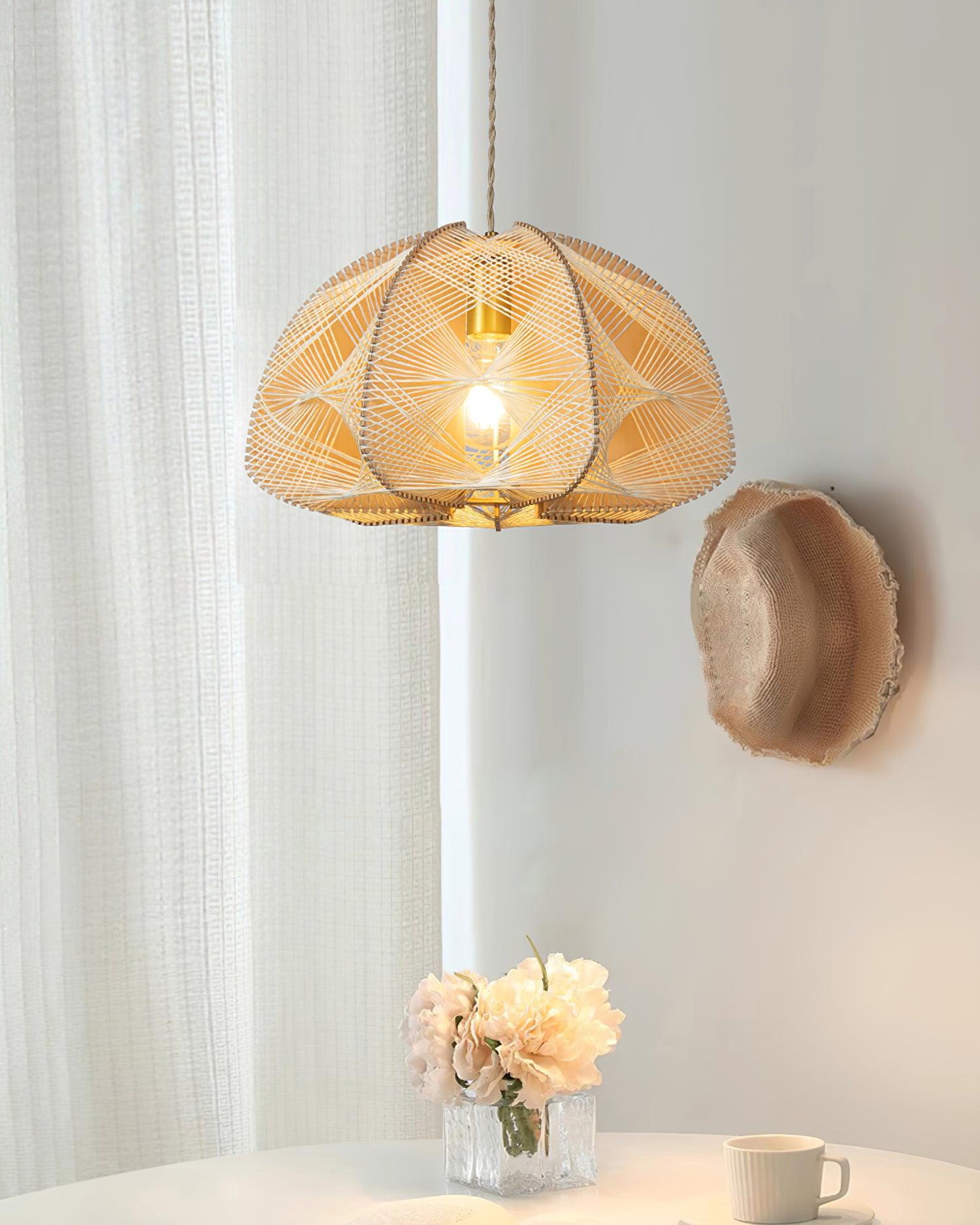 Surya Main Tressé Dôme Suspension - Neutralighting
