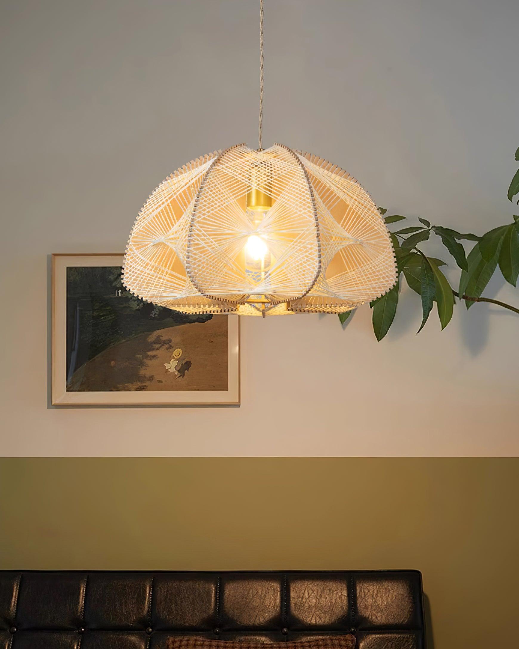 Surya Main Tressé Dôme Suspension - Neutralighting