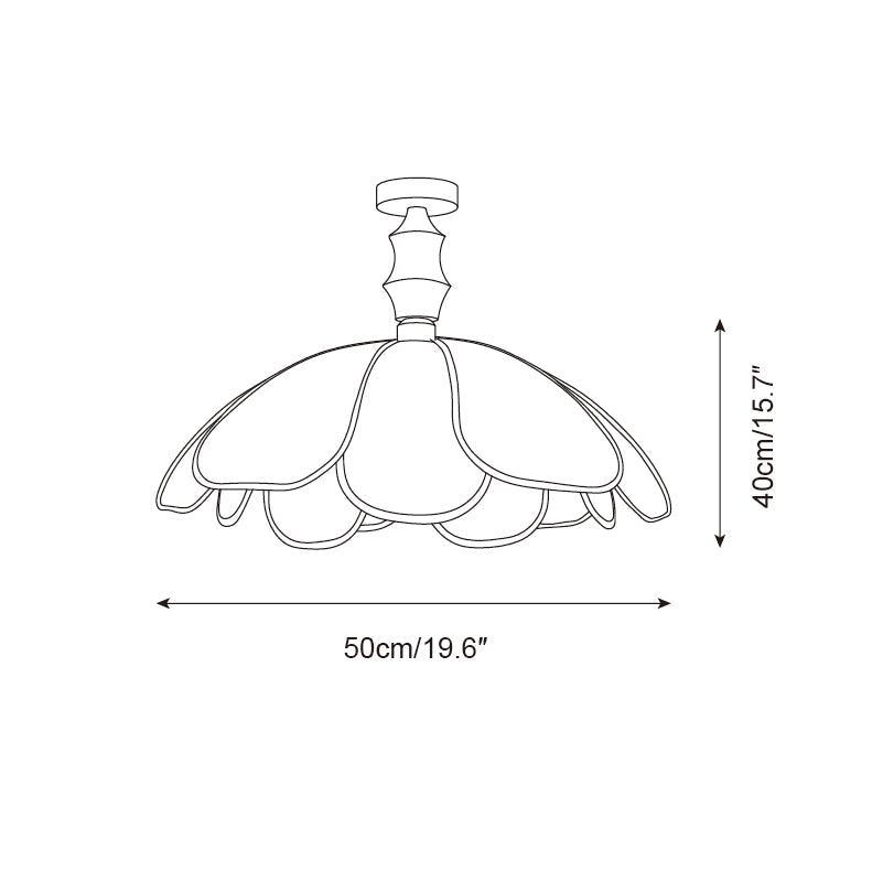 Swanpetal Plafonnier en Bois Minimaliste - Neutralighting