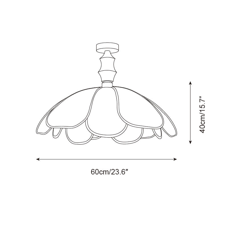 Swanpetal Plafonnier en Bois Minimaliste - Neutralighting