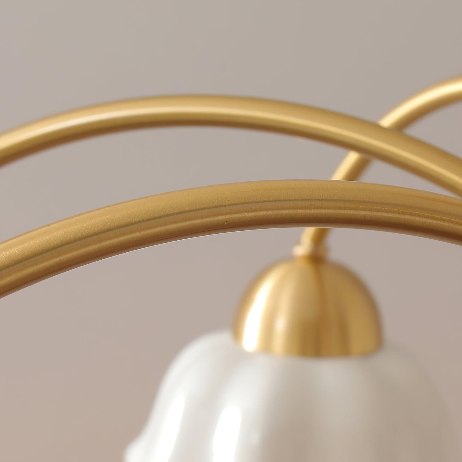 Bellin Lustres Floraux en Bois et Céramique - Neutralighting