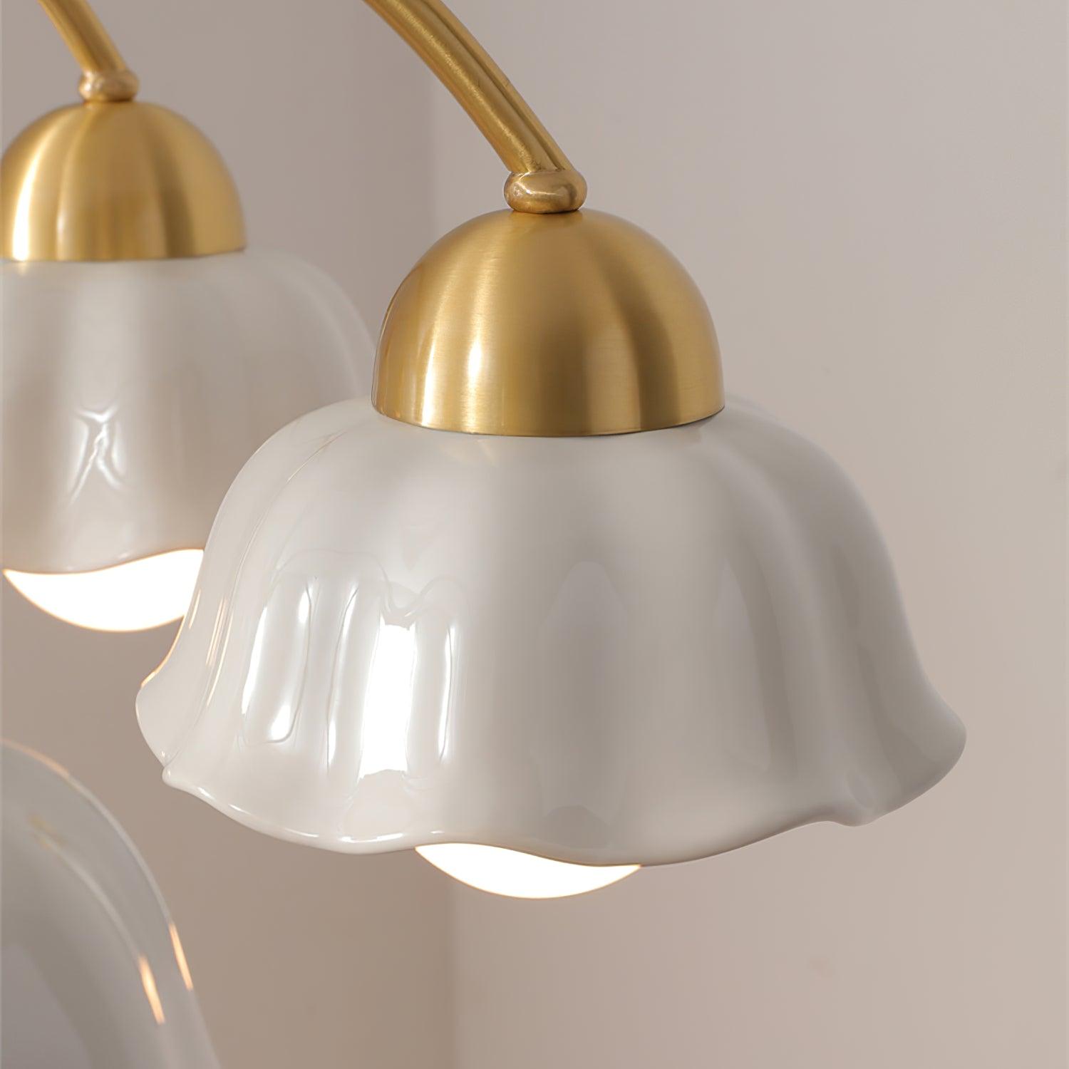 Bellin Lustres Floraux en Bois et Céramique - Neutralighting