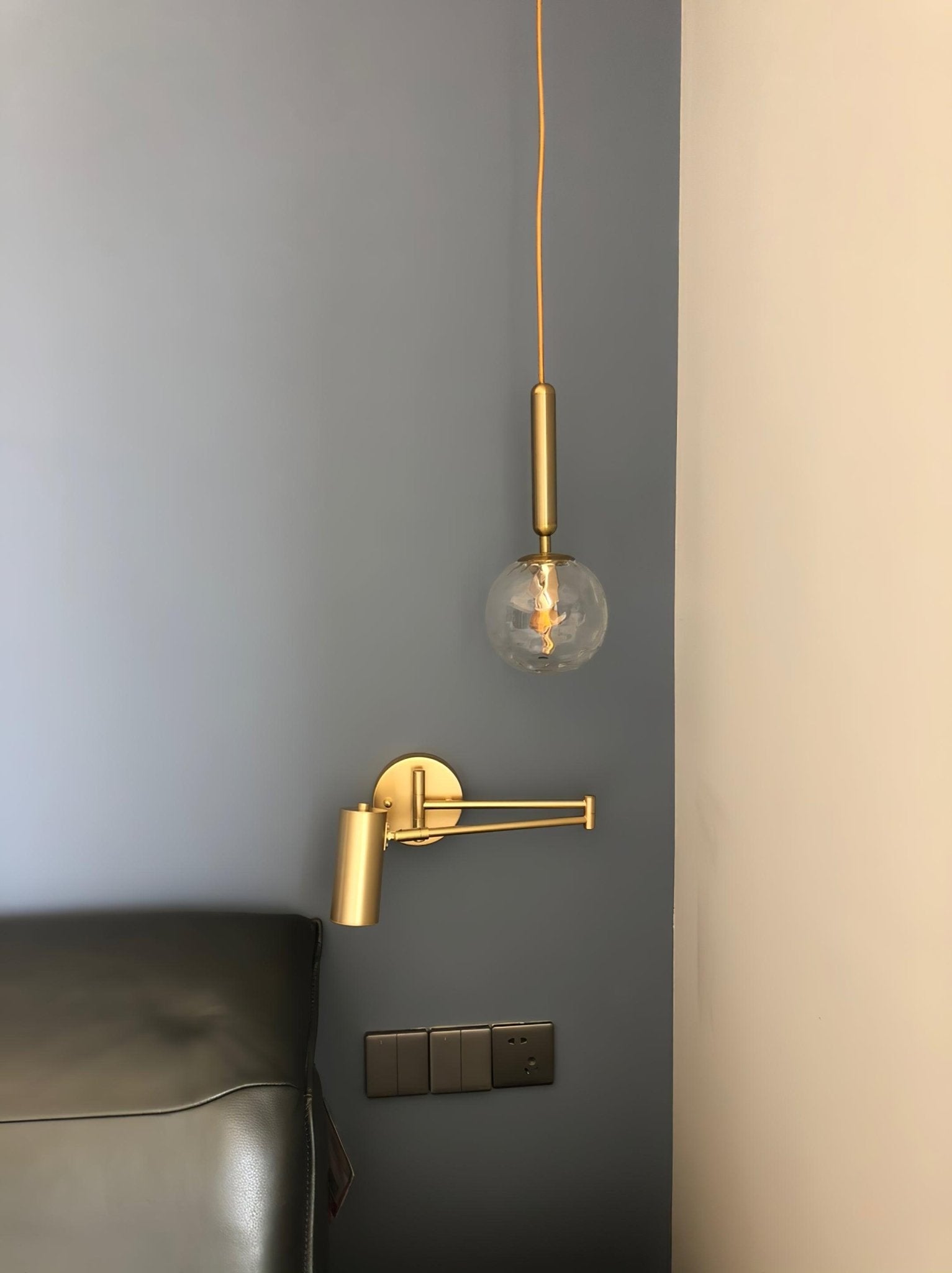 Lustra Applique Murale Laiton Bras Pivotant Réglable - Neutralighting