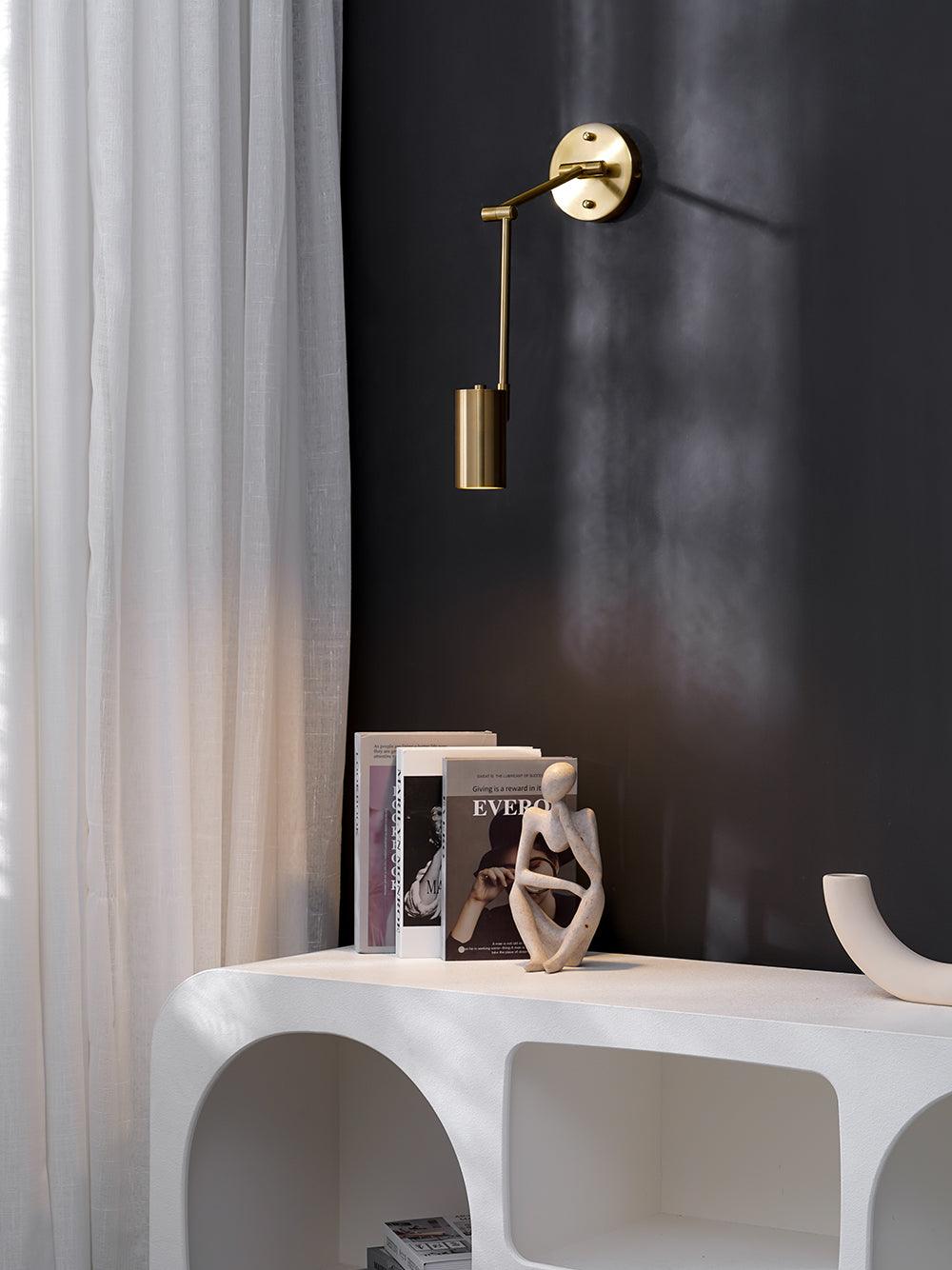 Lustra Applique Murale Laiton Bras Pivotant Réglable - Neutralighting