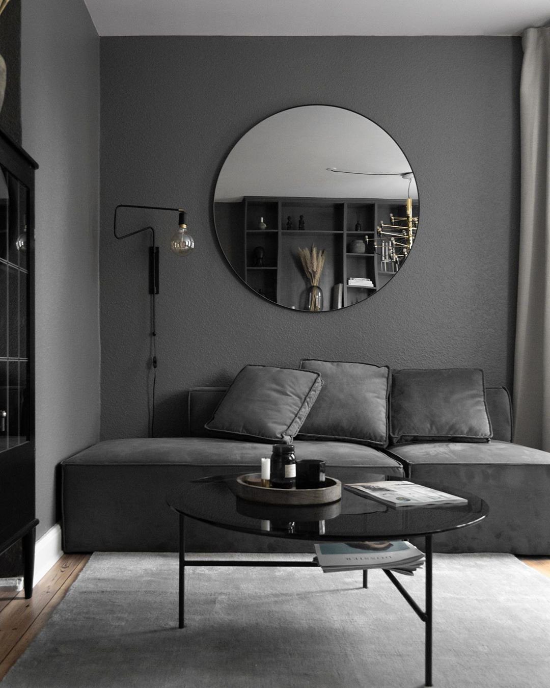 Ersora Modern Minimalist Swing Plug-in Metal Wall Lamp - Lamp Copper