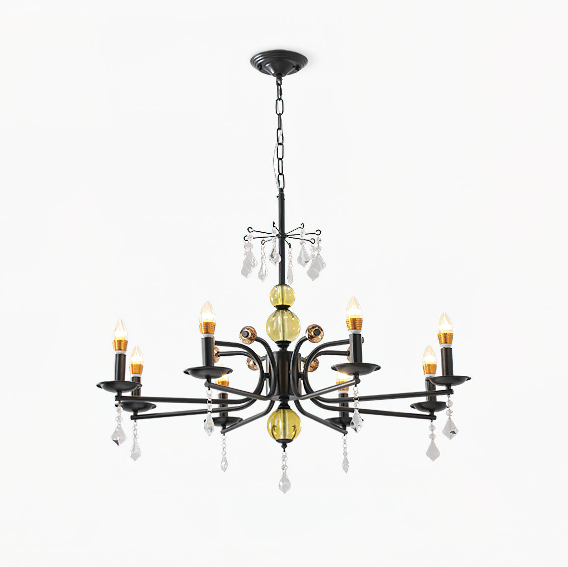 Candelabra Lustre Vintage en Métal - Neutralighting