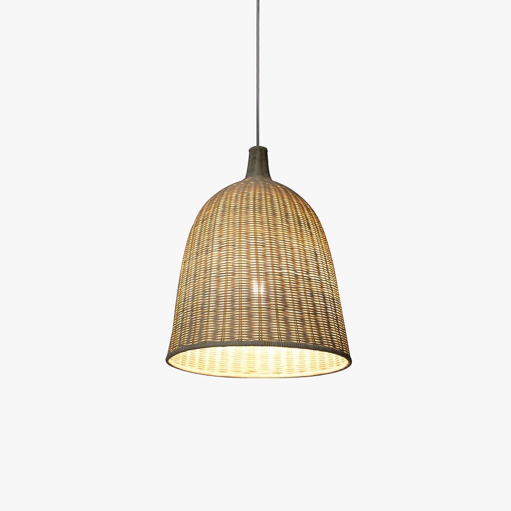 Ritta Suspension Bois Rotin Moderne Salle à Manger/Chambre - Neutralighting