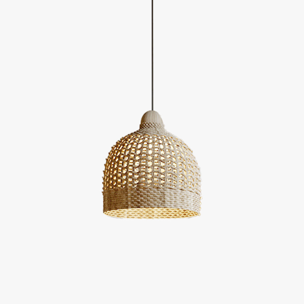 Ritta Suspension Rétro Bambou Maison d'hôtes/Chambre à Coucher - Neutralighting