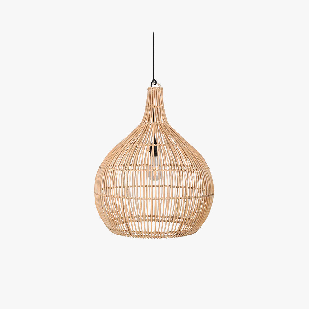 Ritta Suspension Japonais Créatif Rotin pour Salle à Manger/Chambre - Neutralighting