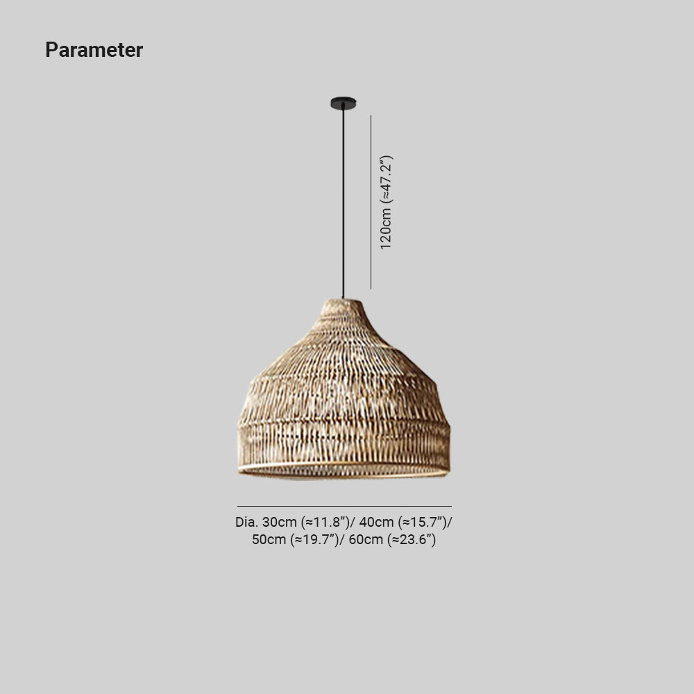Ritta Suspension Luminaire Style Ancien Rotin Chambre à Coucher - Neutralighting