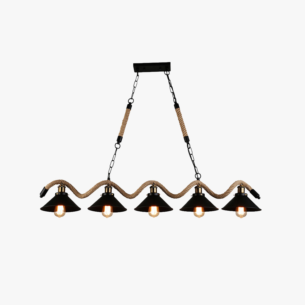 Epoch Lampe à Suspension LED Noire Vintage en Métal Pour Café - Neutralighting