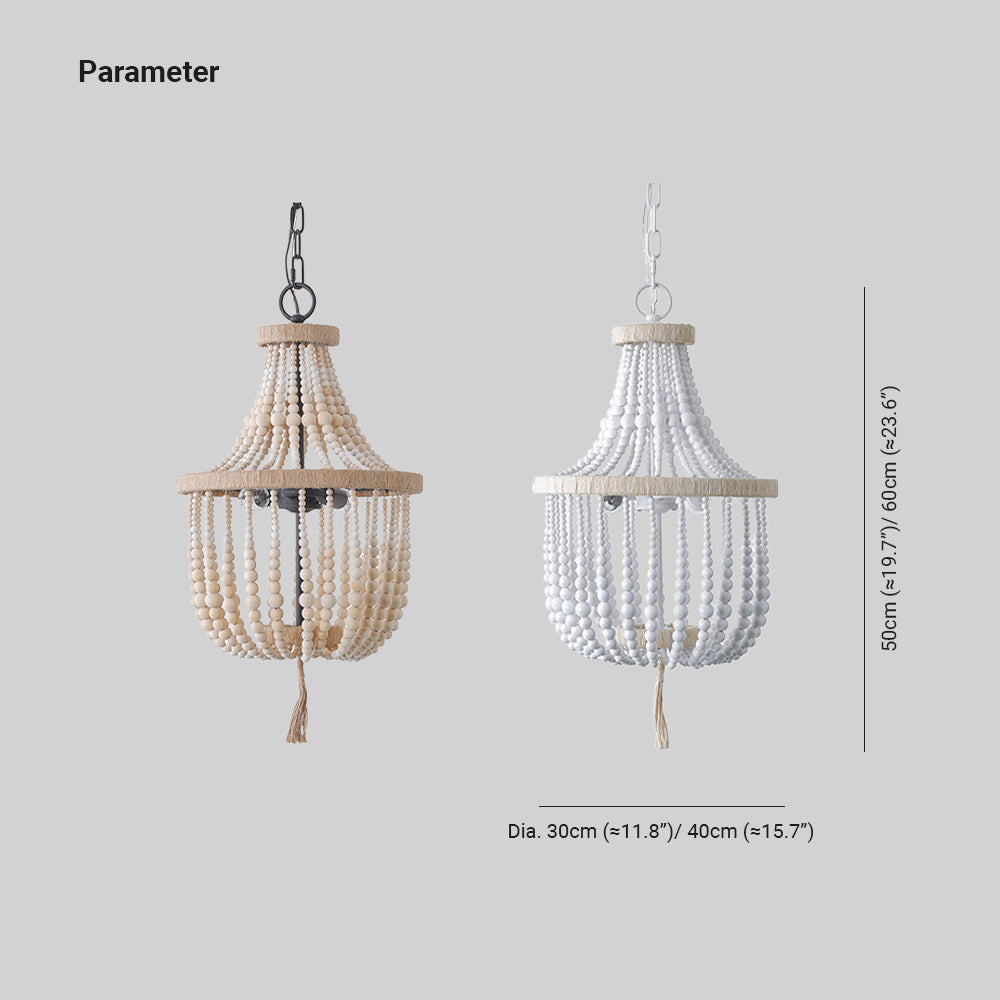 Silva Suspension LED Art Deco Design Métal/Bois Blanc/Bois Salon - Neutralighting