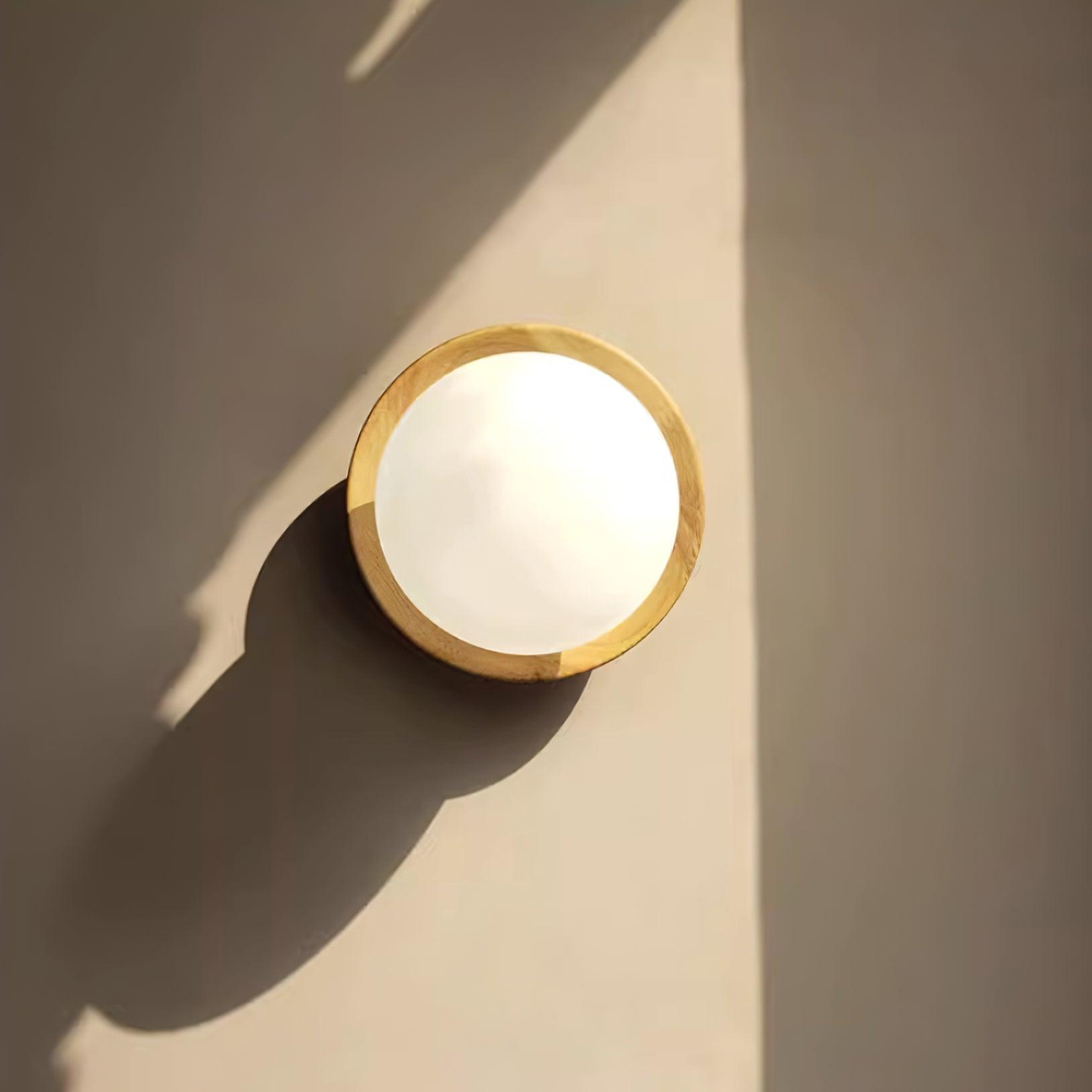 Aetherin Applique murale avec cadre en bois, style minimaliste - Neutralighting