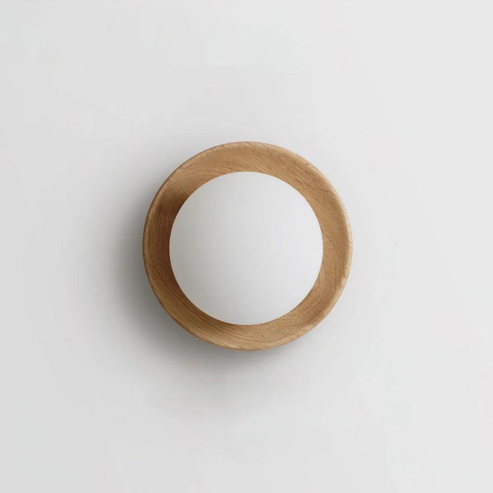 Aetherin Applique murale avec cadre en bois, style minimaliste - Neutralighting