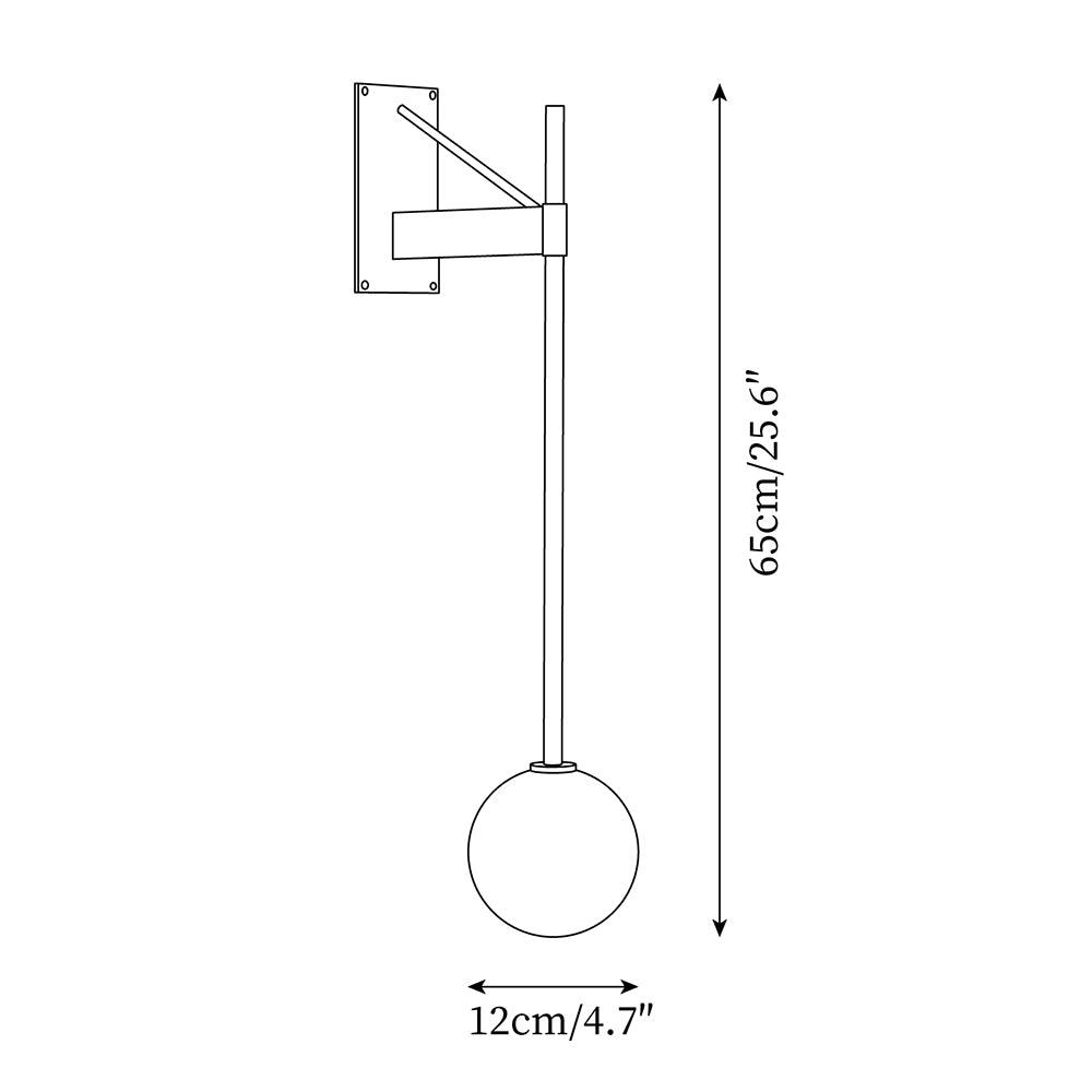 Luna Applique Murale Minimaliste en Verre - Neutralighting