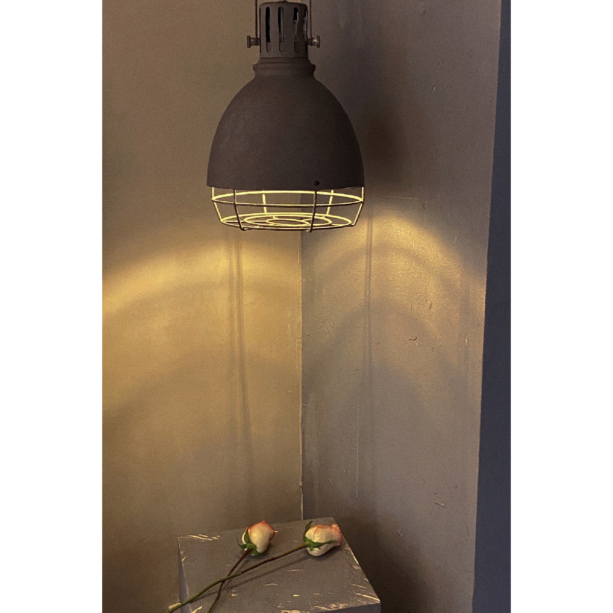 Evvynen Vintage Industrial Metal Pendant Light - Lamp Copper