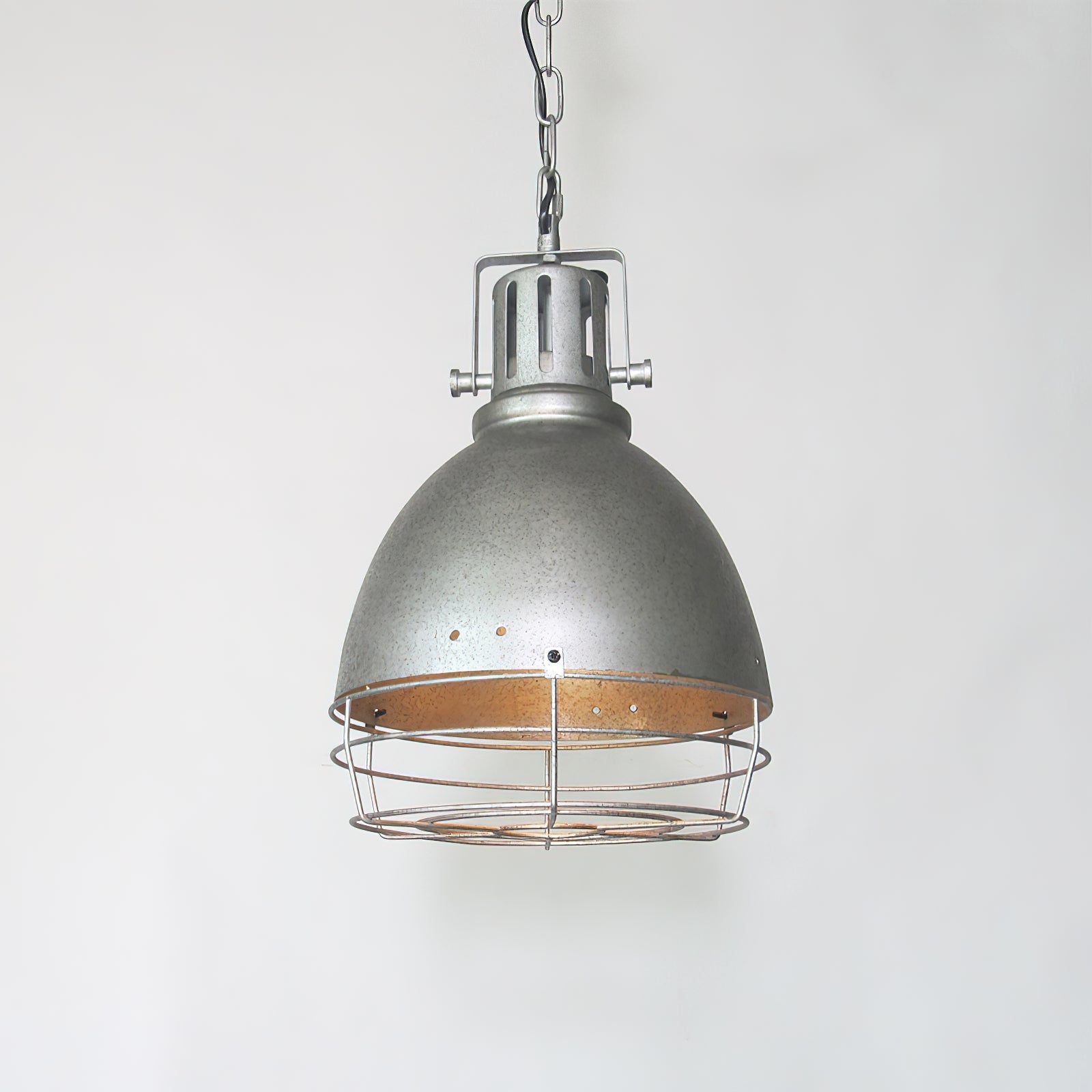 Evvynen Vintage Industrial Metal Pendant Light - Lamp Copper