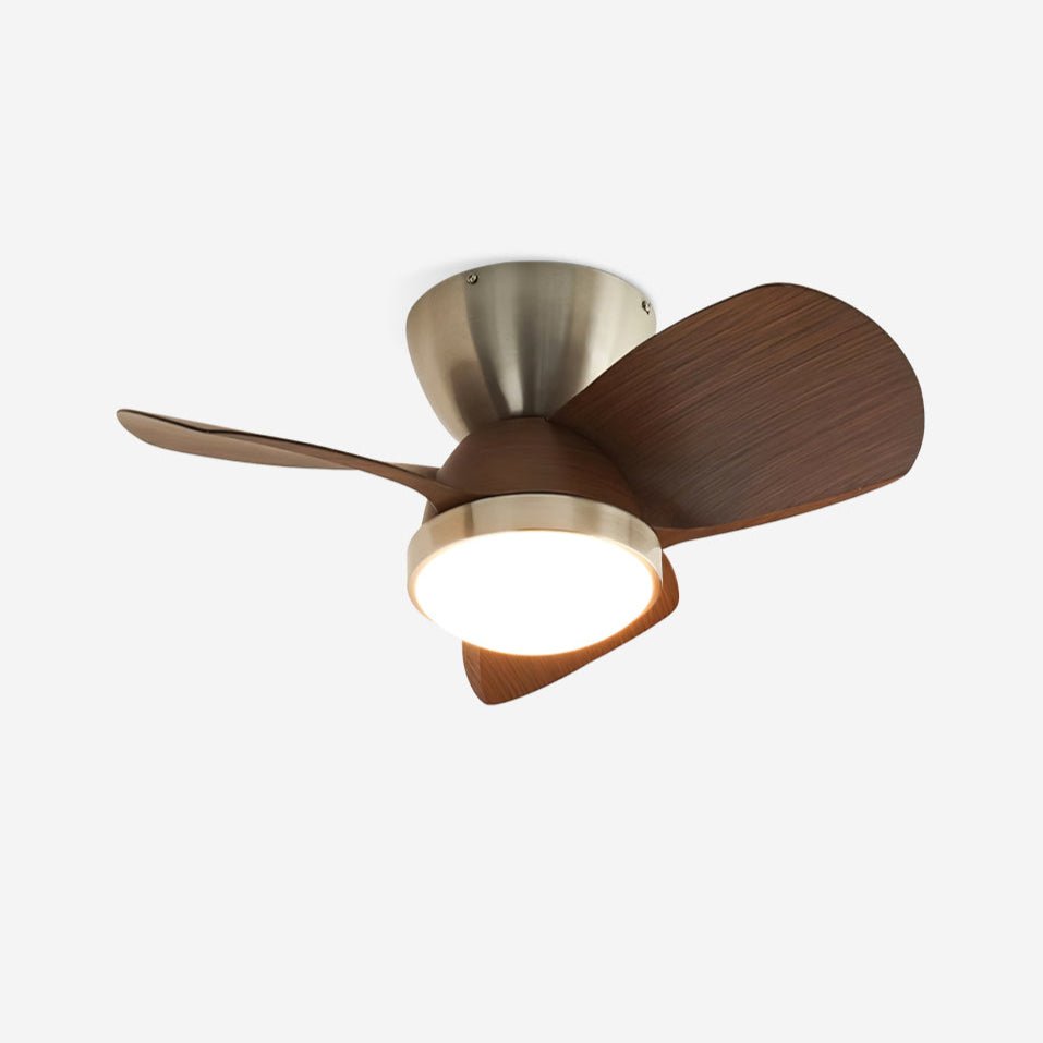 Plafonnier Ventilateur Ventra Moderne en Bois avec télécommande