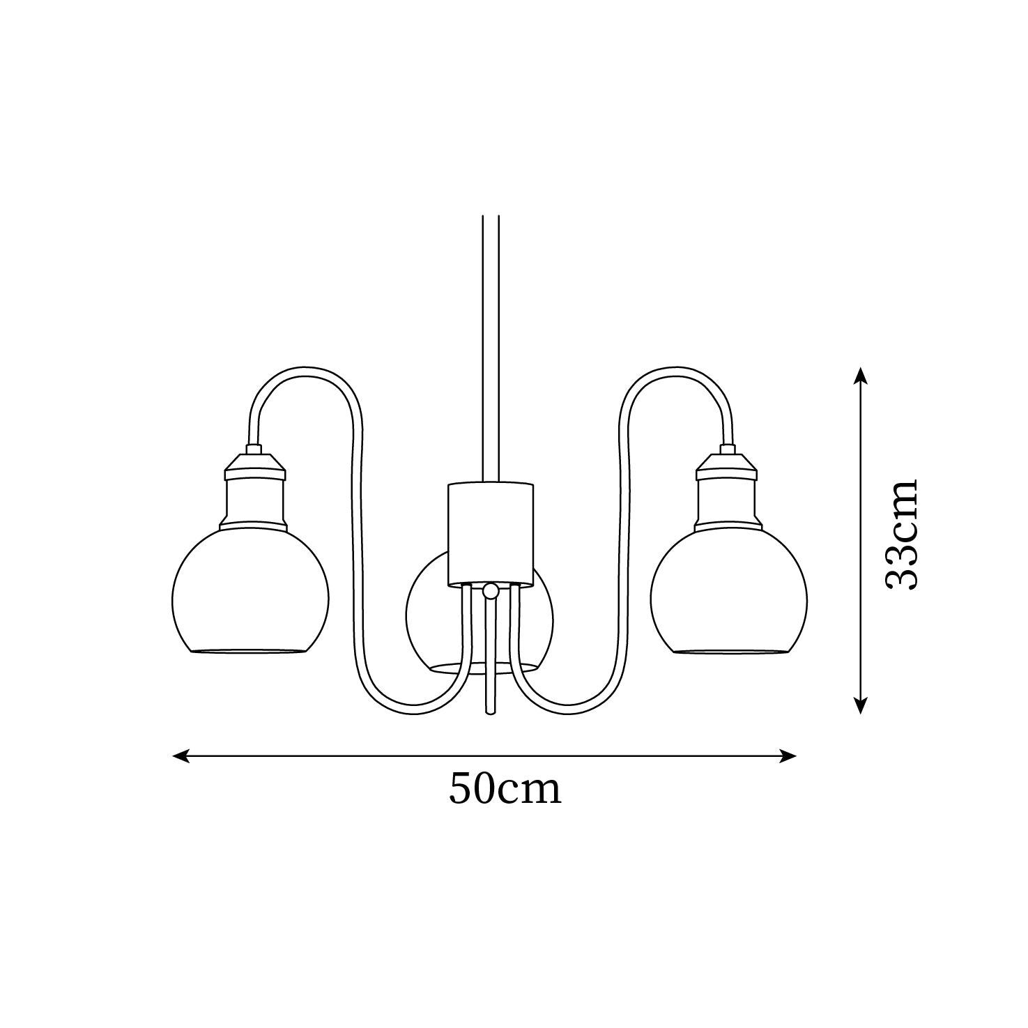 Tamara Chandelier Globe Rétro Mid-Century - Neutralighting