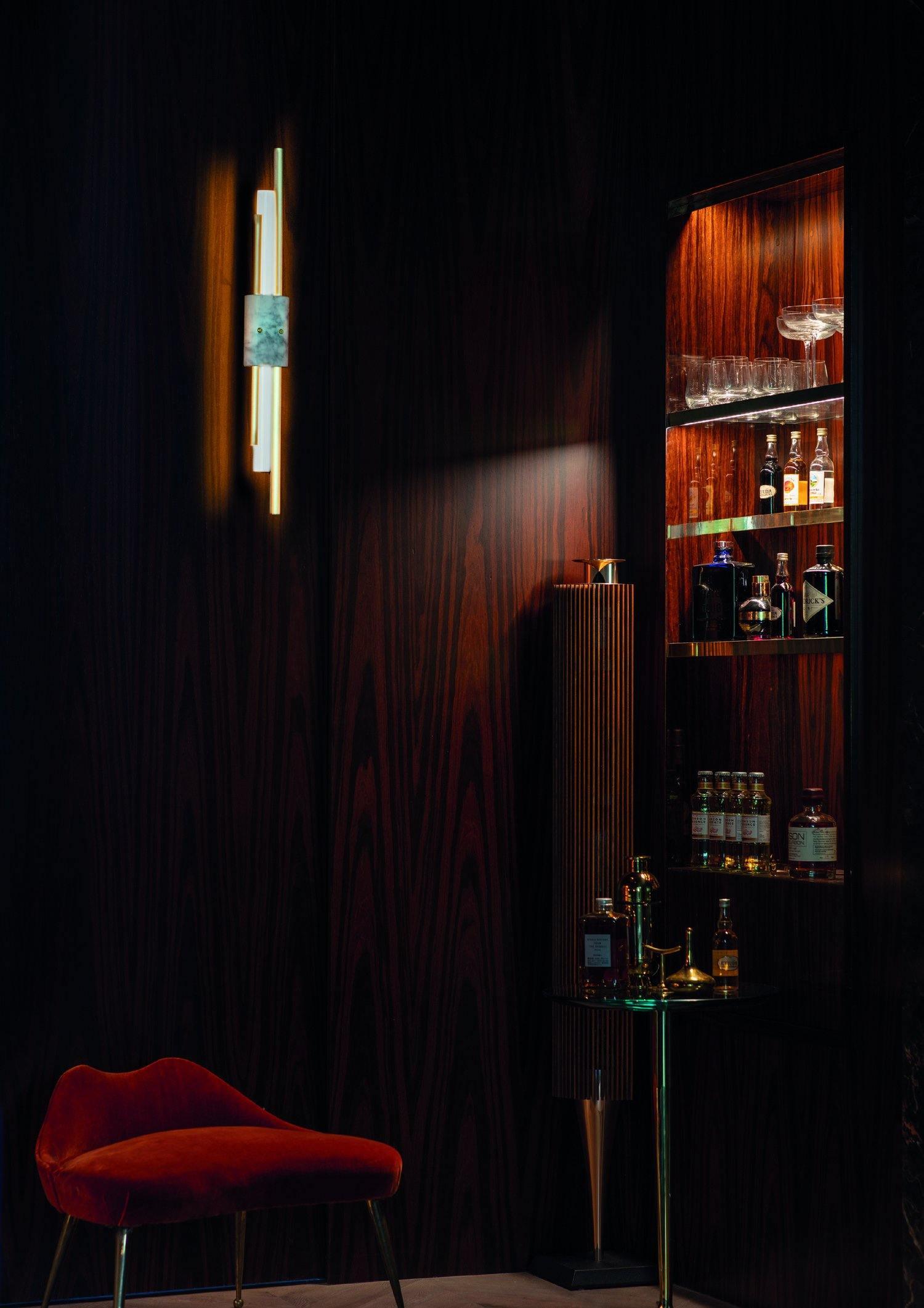 Trista Premium Nordic Art Plug In Marble Wall Light - Neutralighting