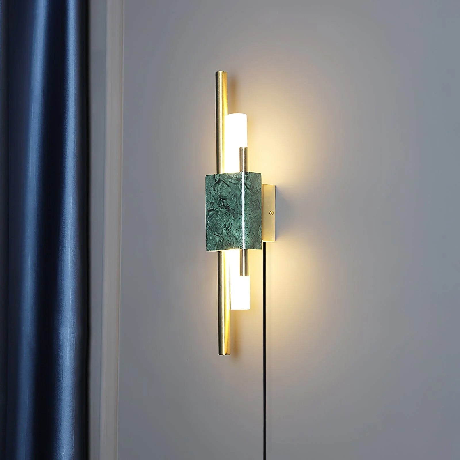 Trista Premium Nordic Art Plug In Marble Wall Light - Neutralighting