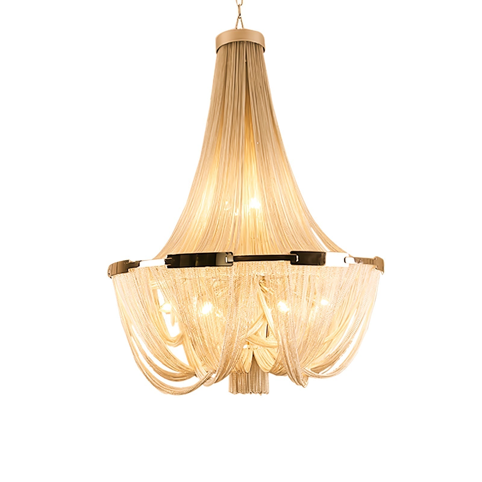 Solara Chandelier Gland Chaîne en Aluminium - Neutralighting