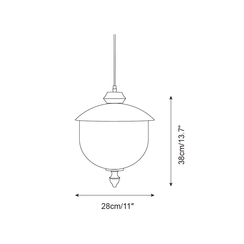 Tavira Suspension Globe Caramel - Neutralighting