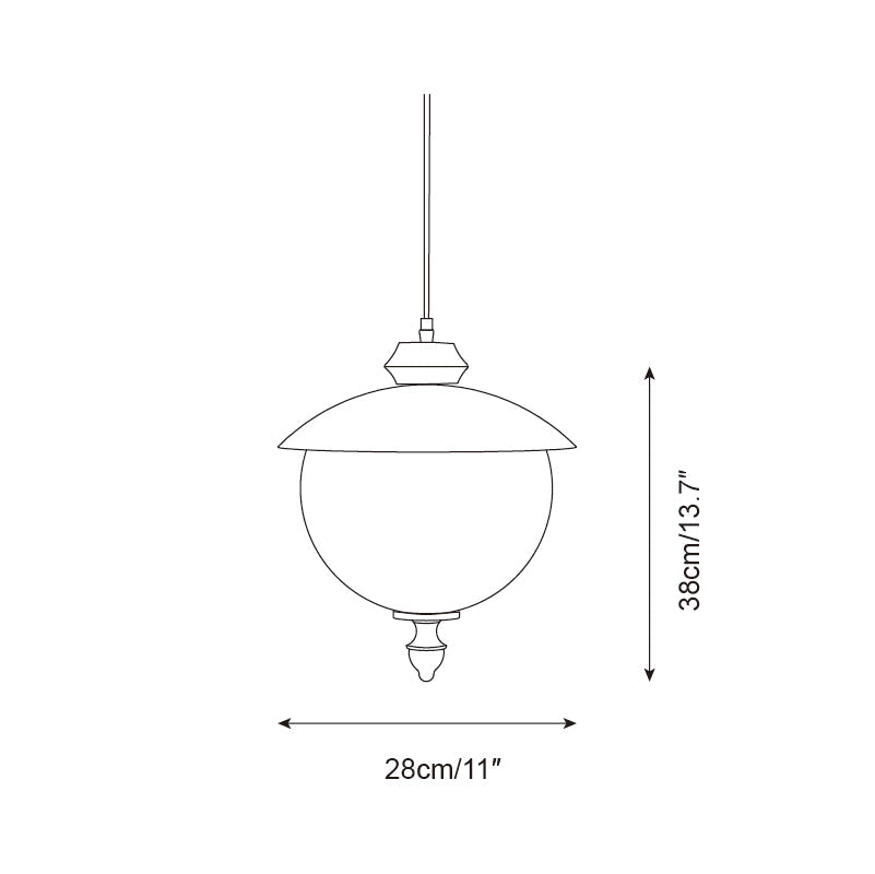Tavira Suspension Globe Caramel - Neutralighting