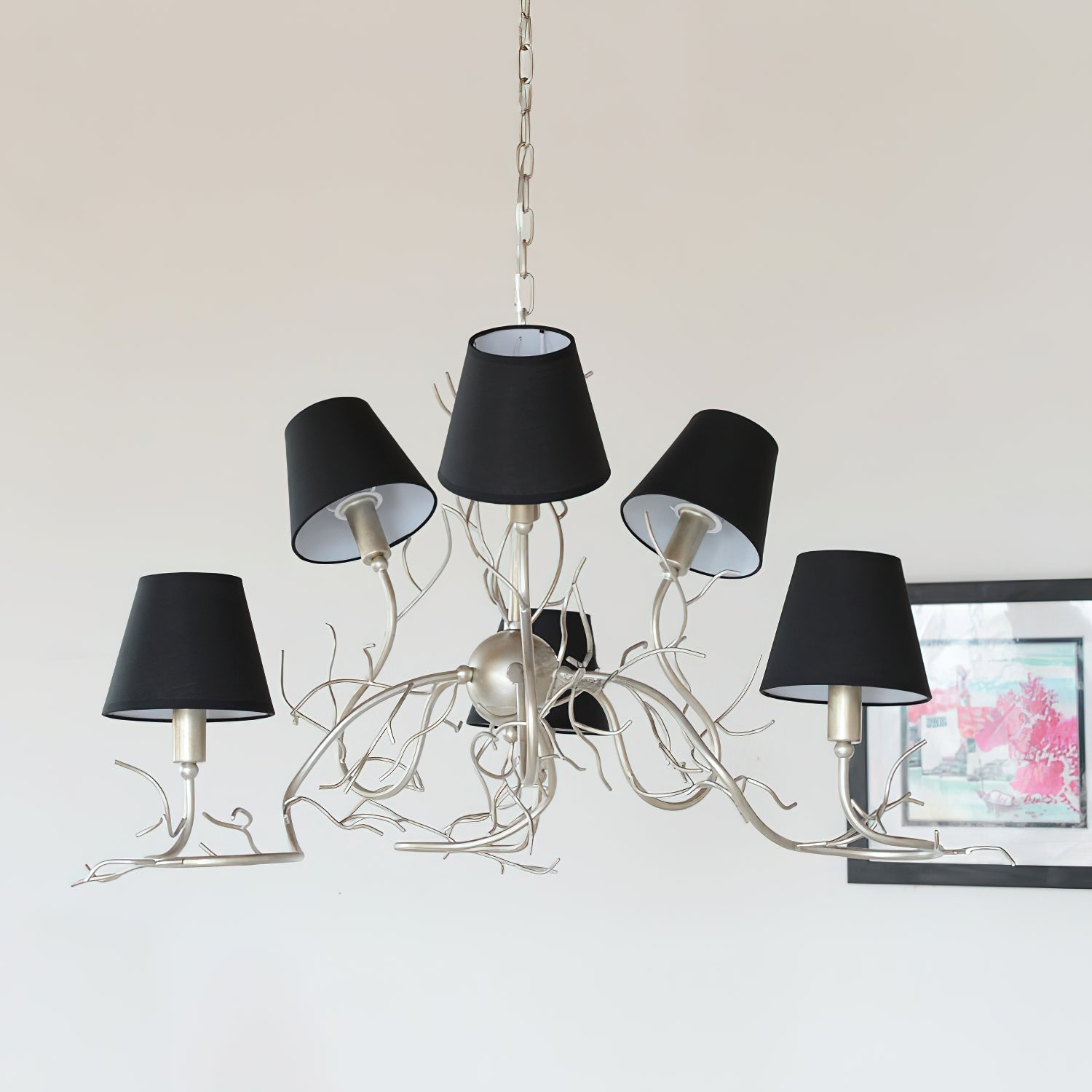 Olsolan Postmodern Luxury Fabric Crystal Chandelier - Lamp Copper