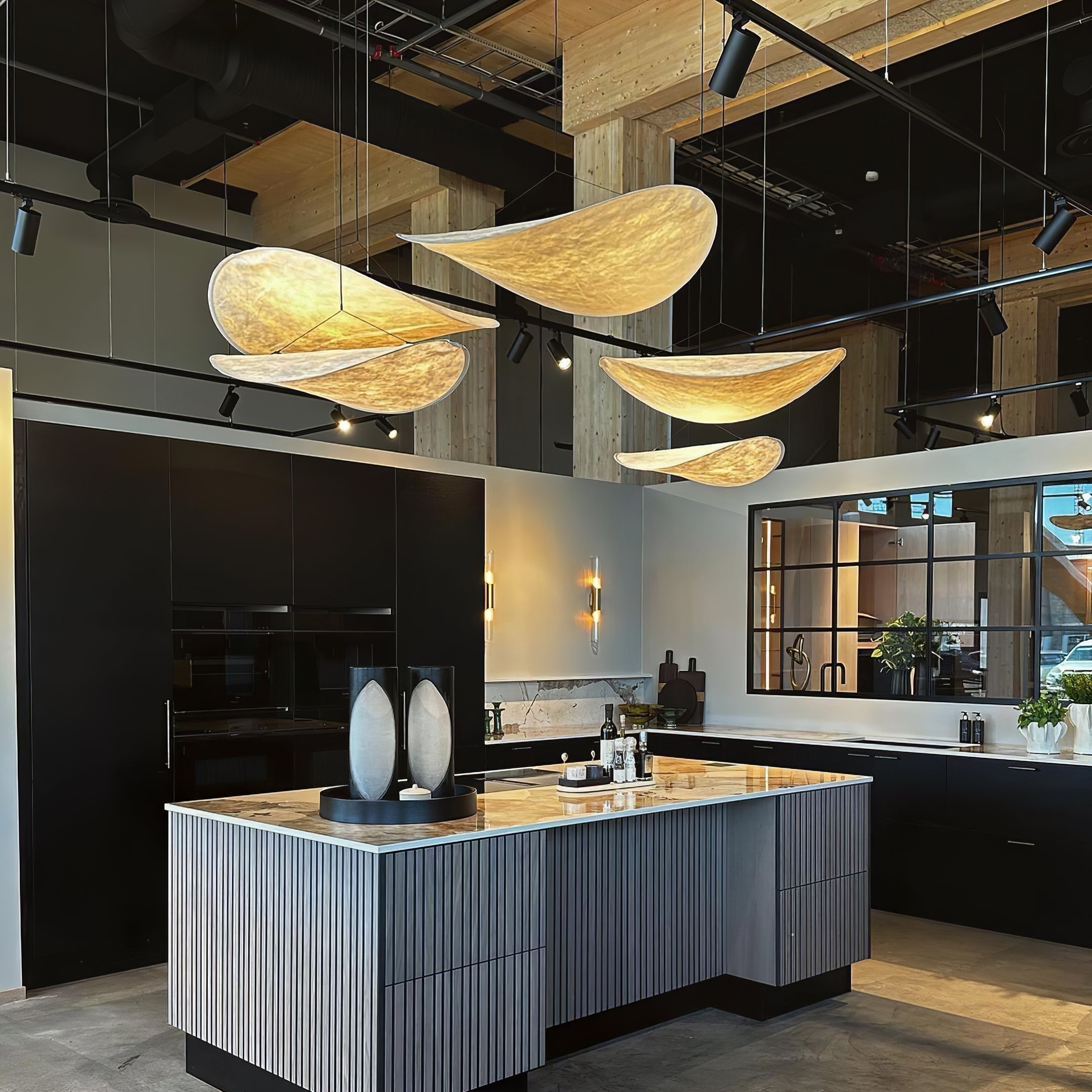 Tense Pendant Swag Light - Blowlighting