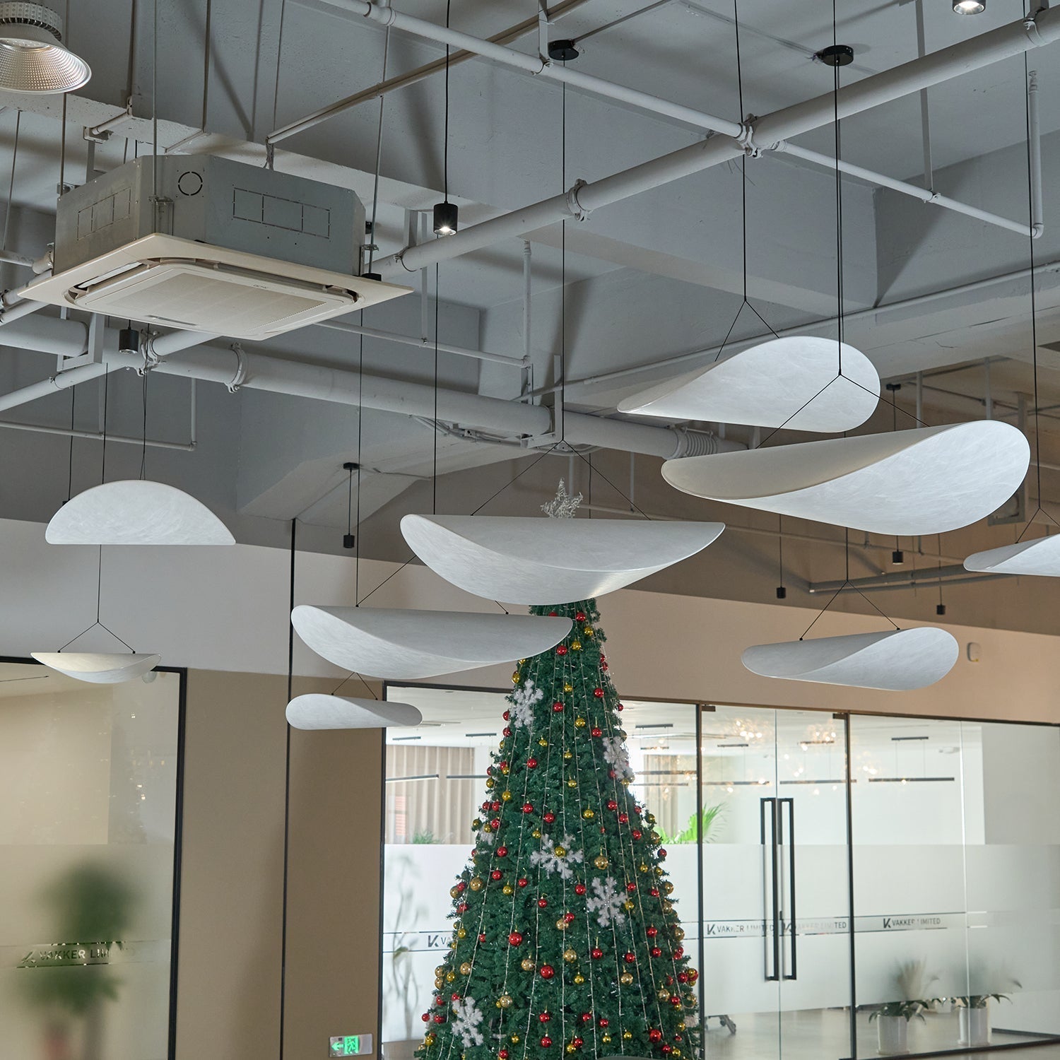 Elsolir Modern Minimalist Paper Pendant Lamp - Lamp Copper