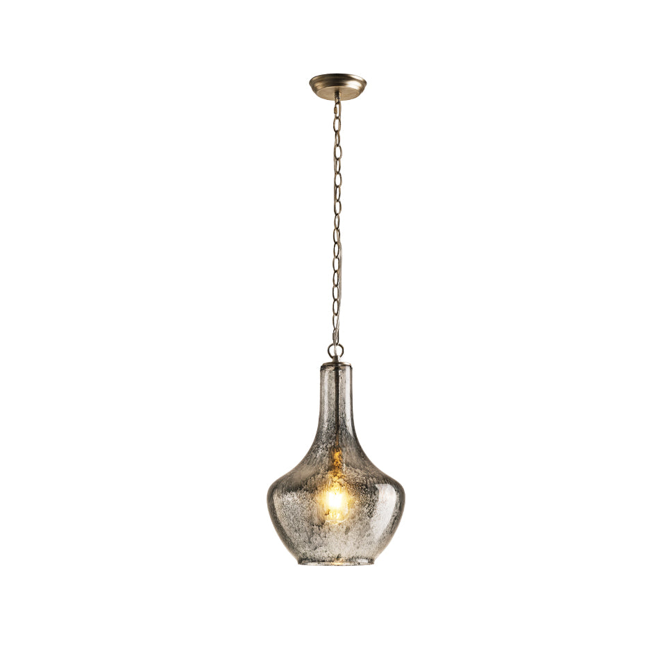 Avenila Modern Minimalist Glass Metal Pendant Lamp - Lamp Copper